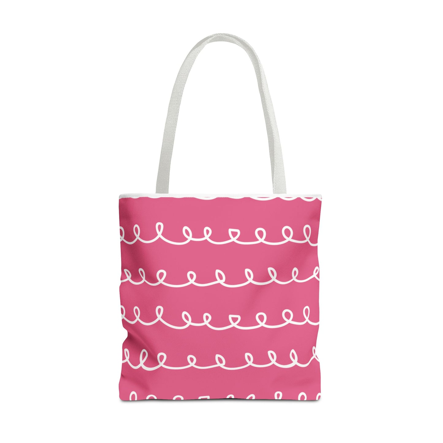 Pink Swirl Tote Bag