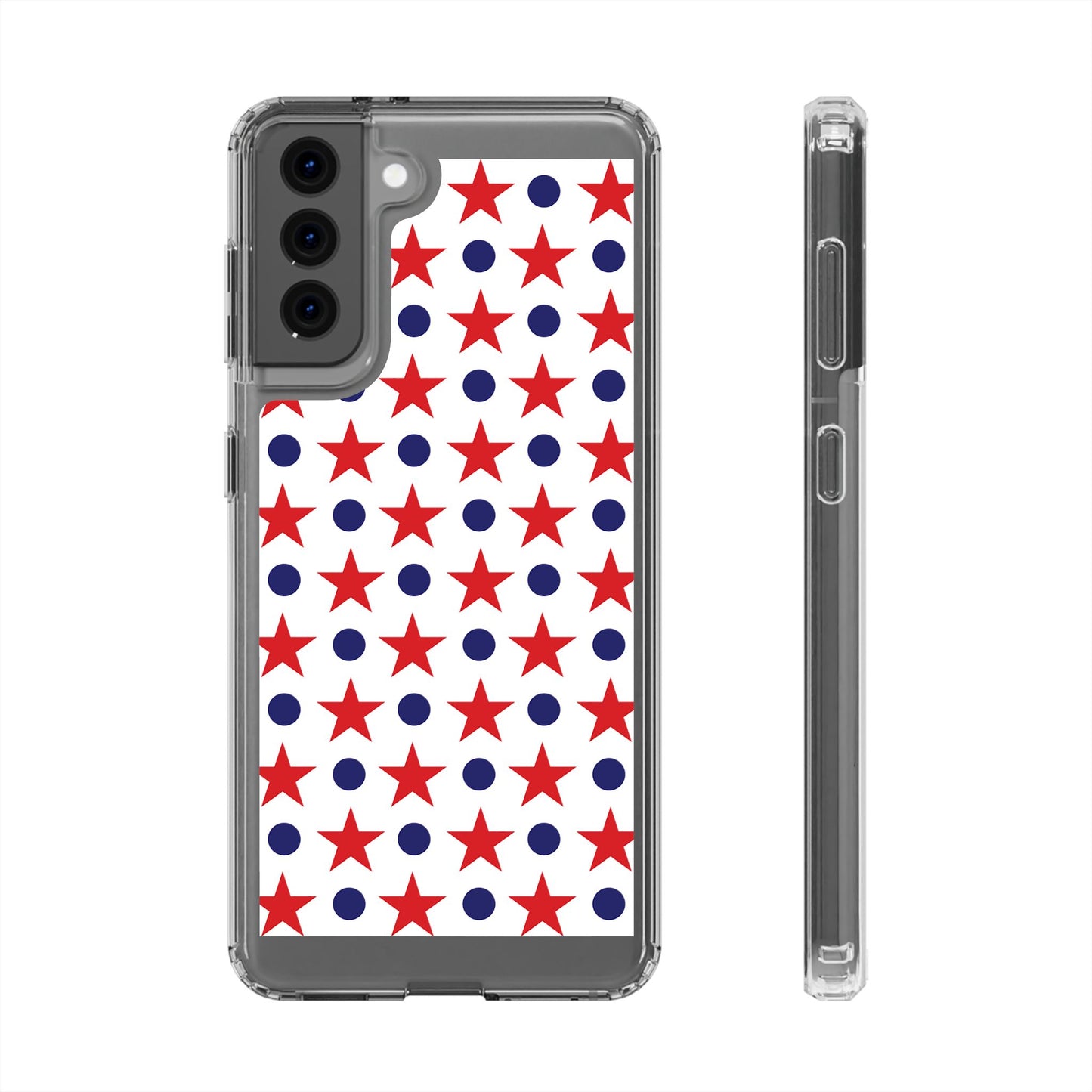 Patriotic Stars and Dots Phone Case