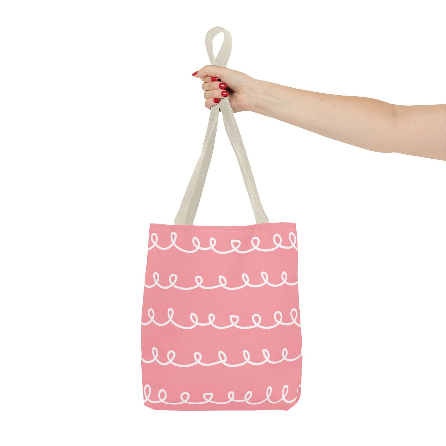 Pink Swirl Delight Tote Bag