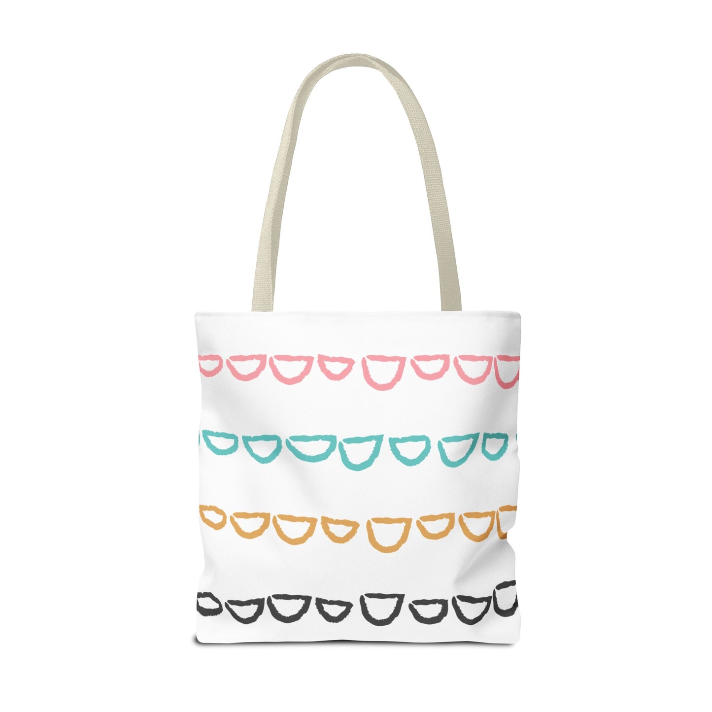 Rainbow Arch Stripes Tote Bag