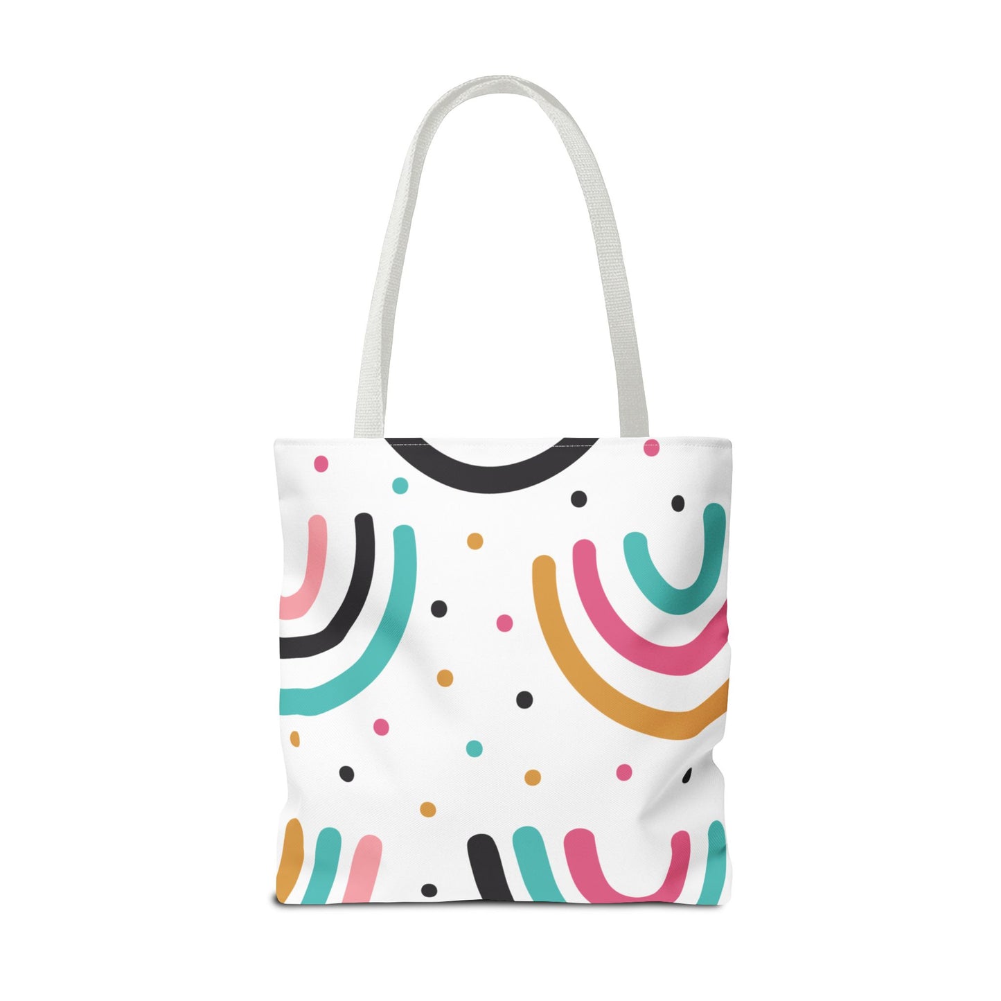 Rainbow Dots Tote Bag