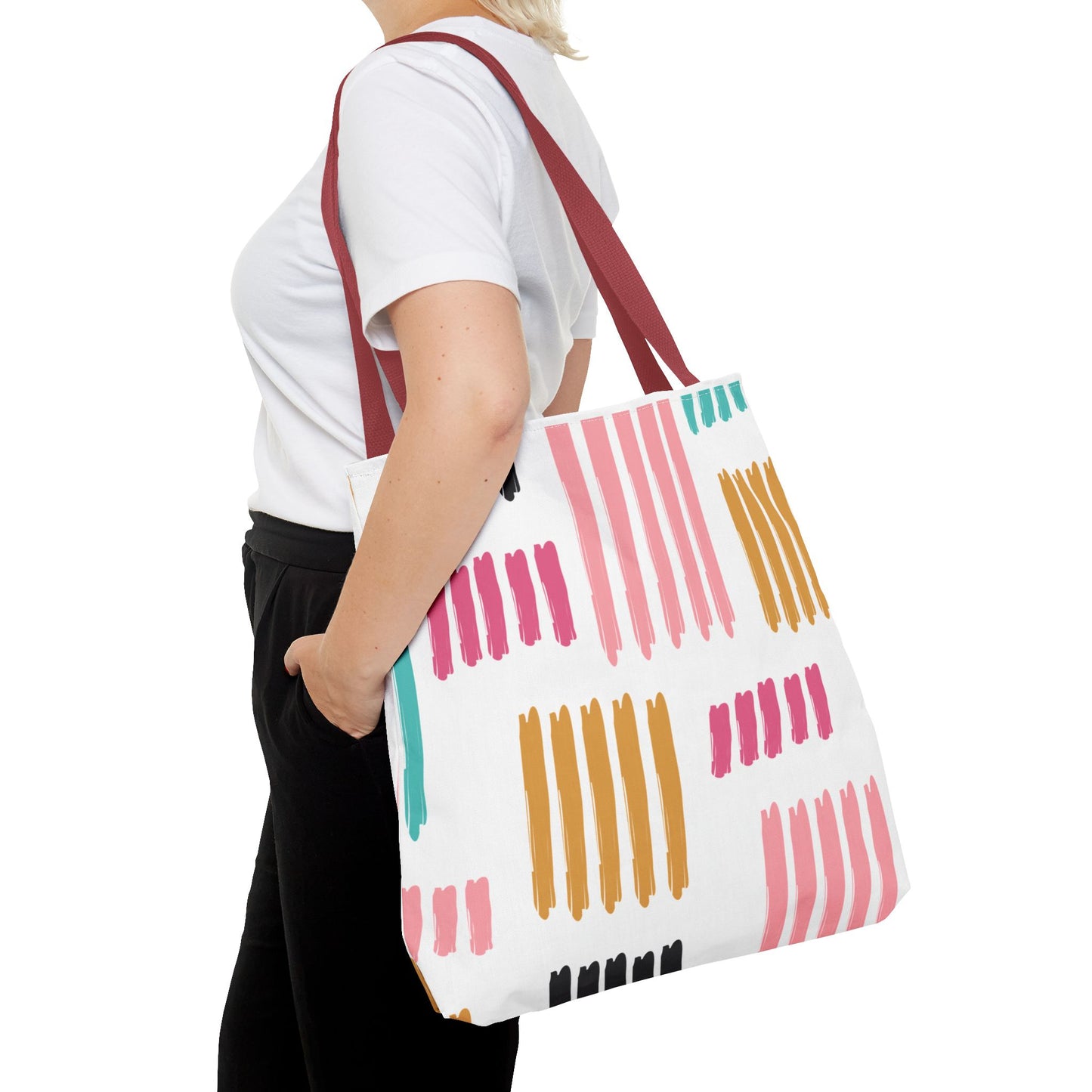 Painted Strokes Tote Bag