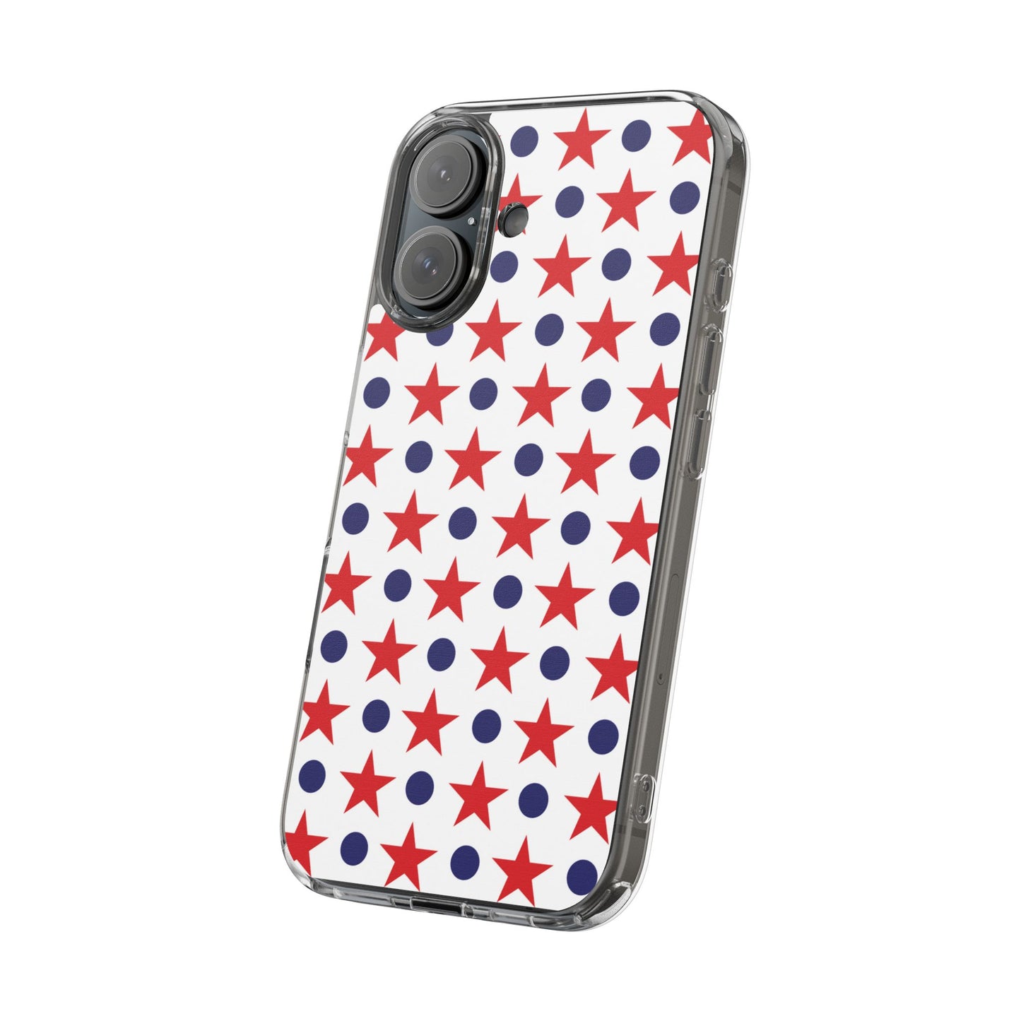 Patriotic Stars and Dots Phone Case