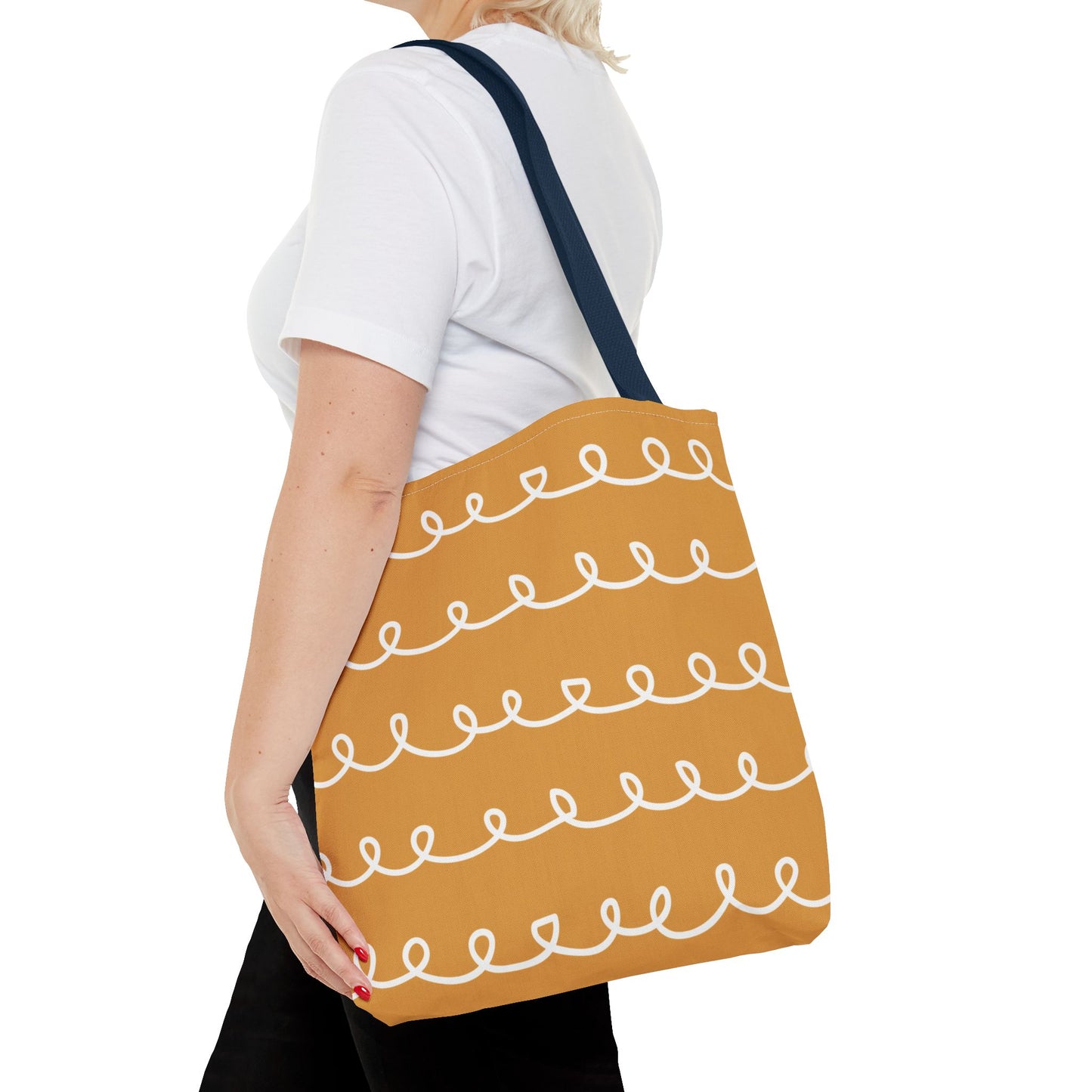 Golden Swirl Tote Bag