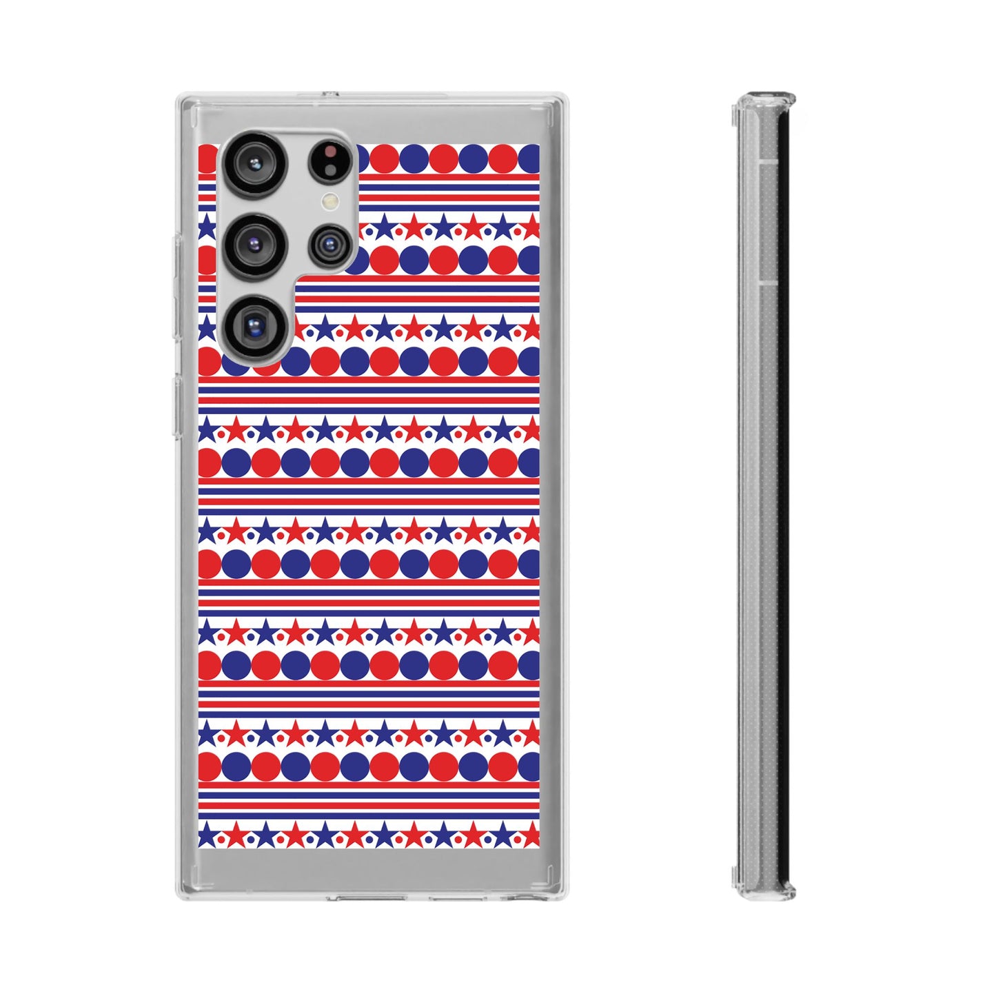 Patriotic Stripes and Stars Phone Case