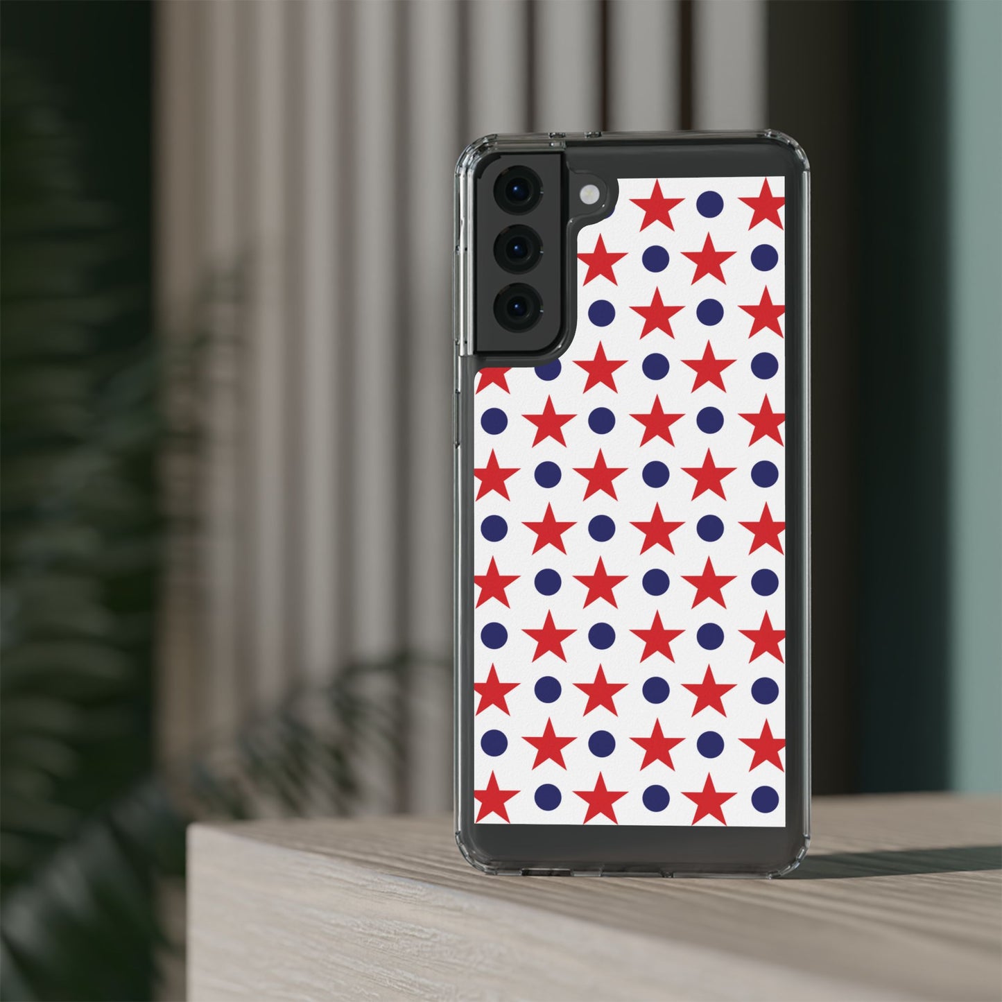 Patriotic Stars and Dots Phone Case