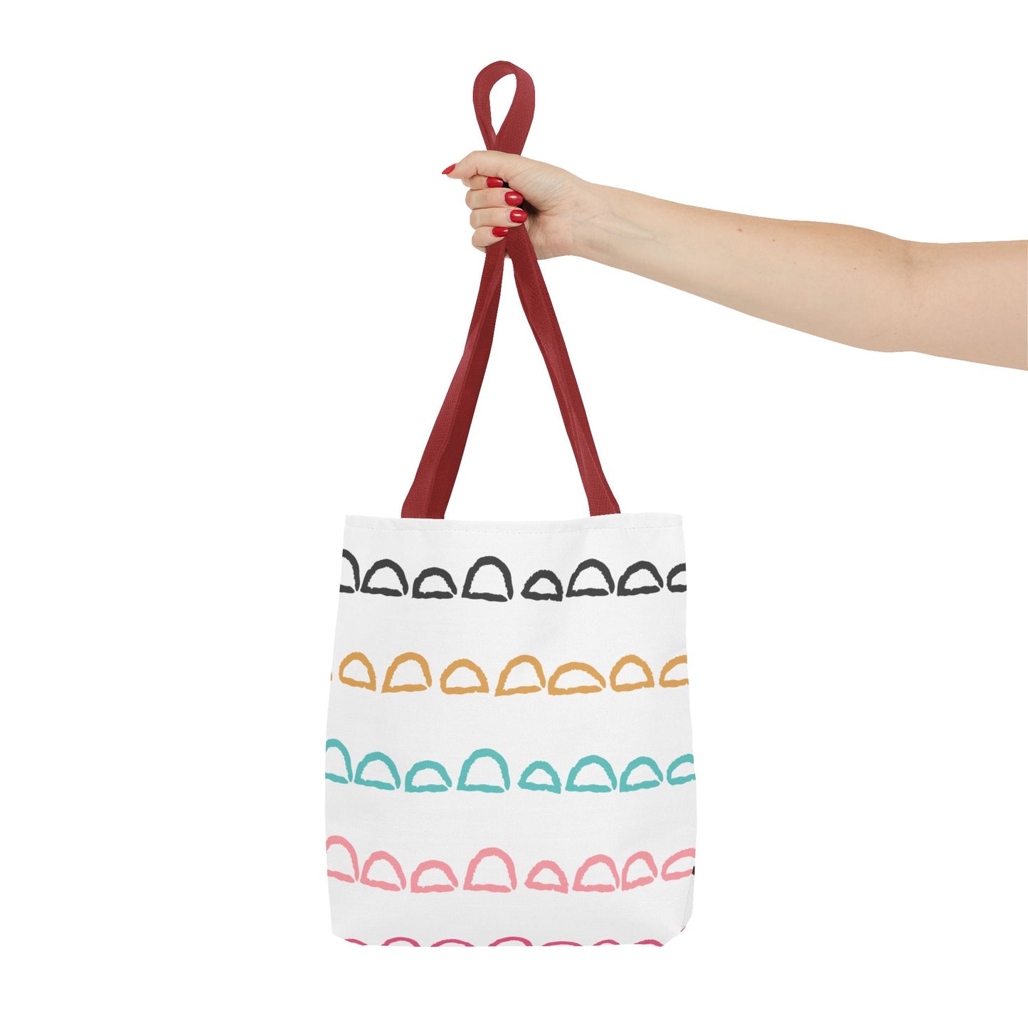 Rainbow Arch Stripes Tote Bag