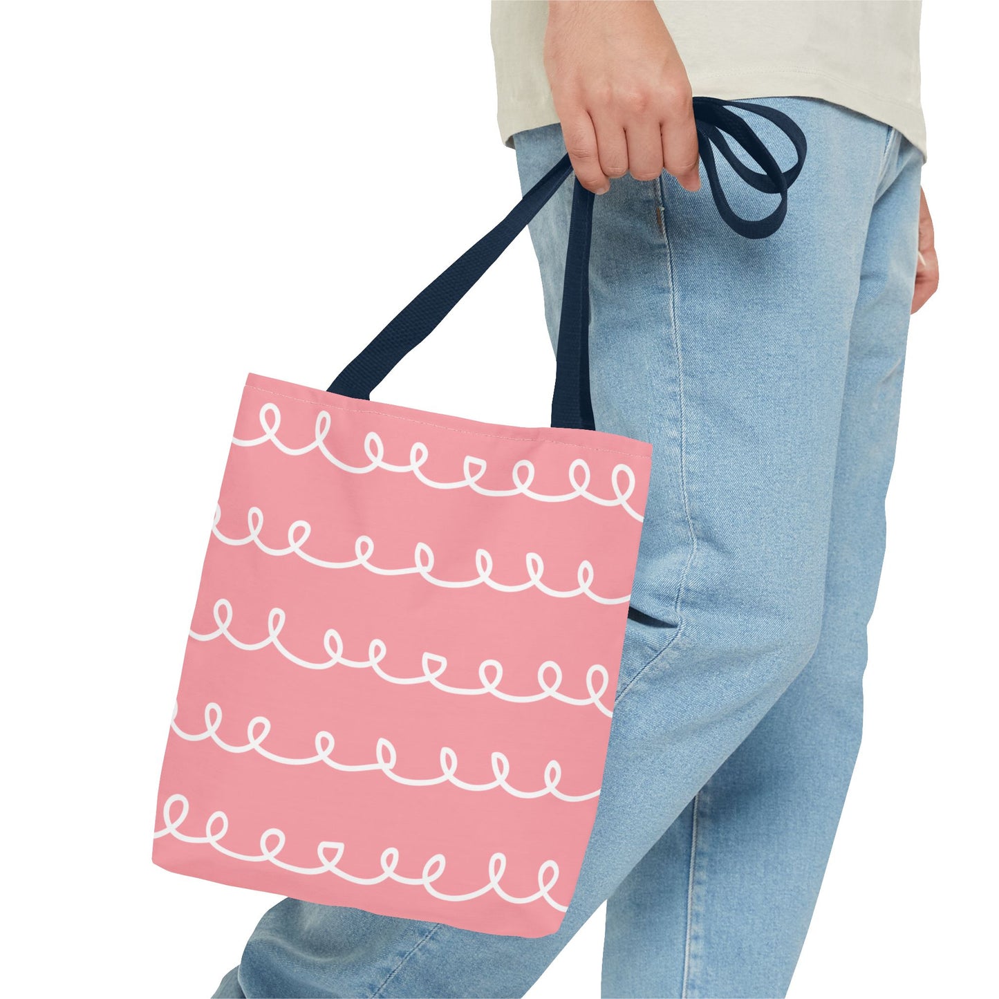 Pink Swirl Delight Tote Bag