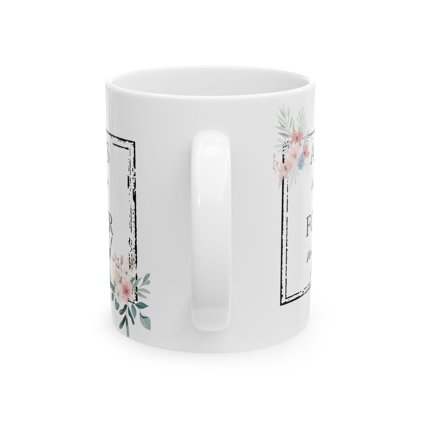 Floral Elegance Ceramic Mug