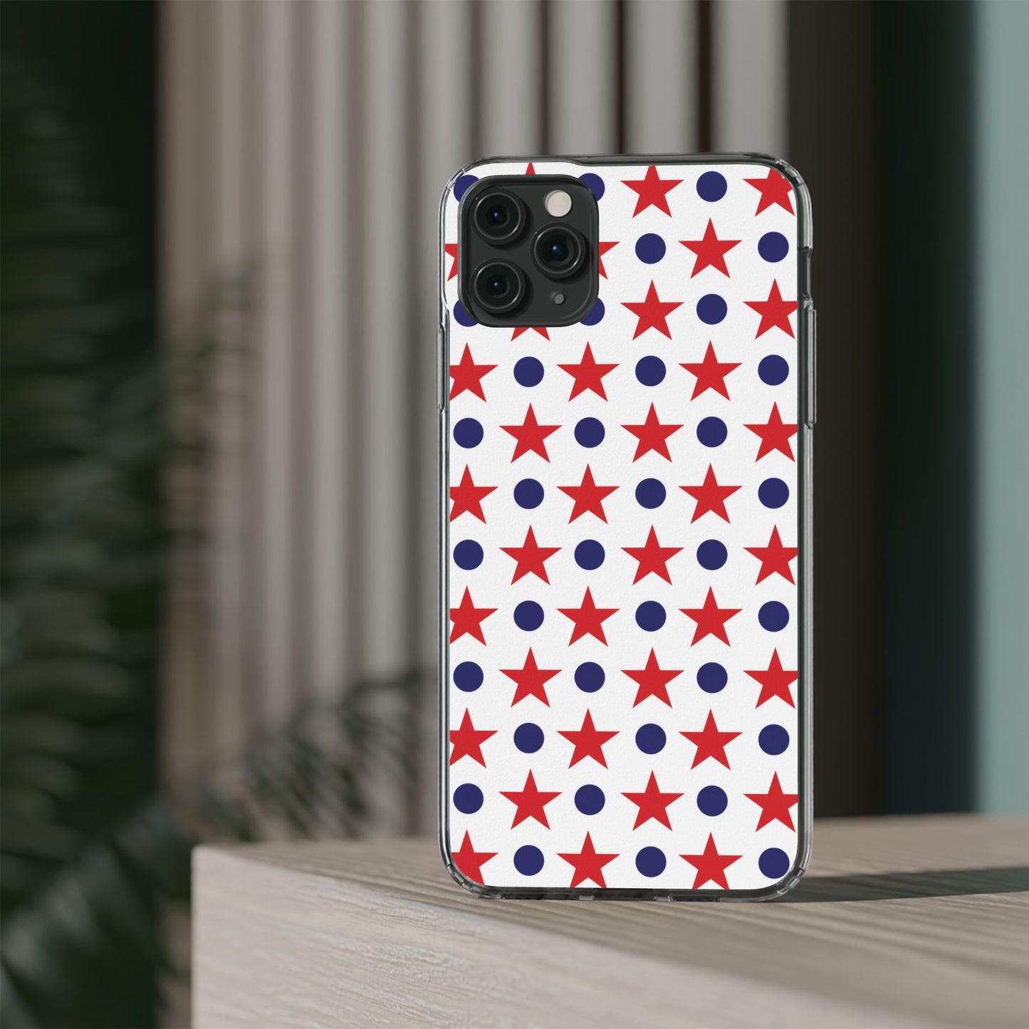 Patriotic Stars and Dots Phone Case