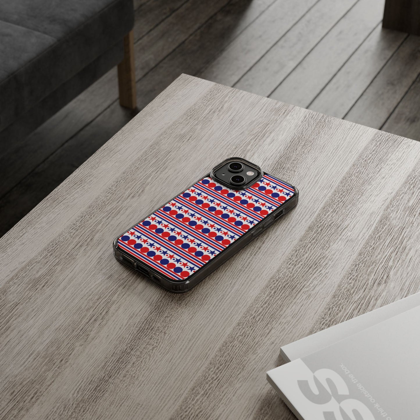 Patriotic Stripes and Stars Phone Case