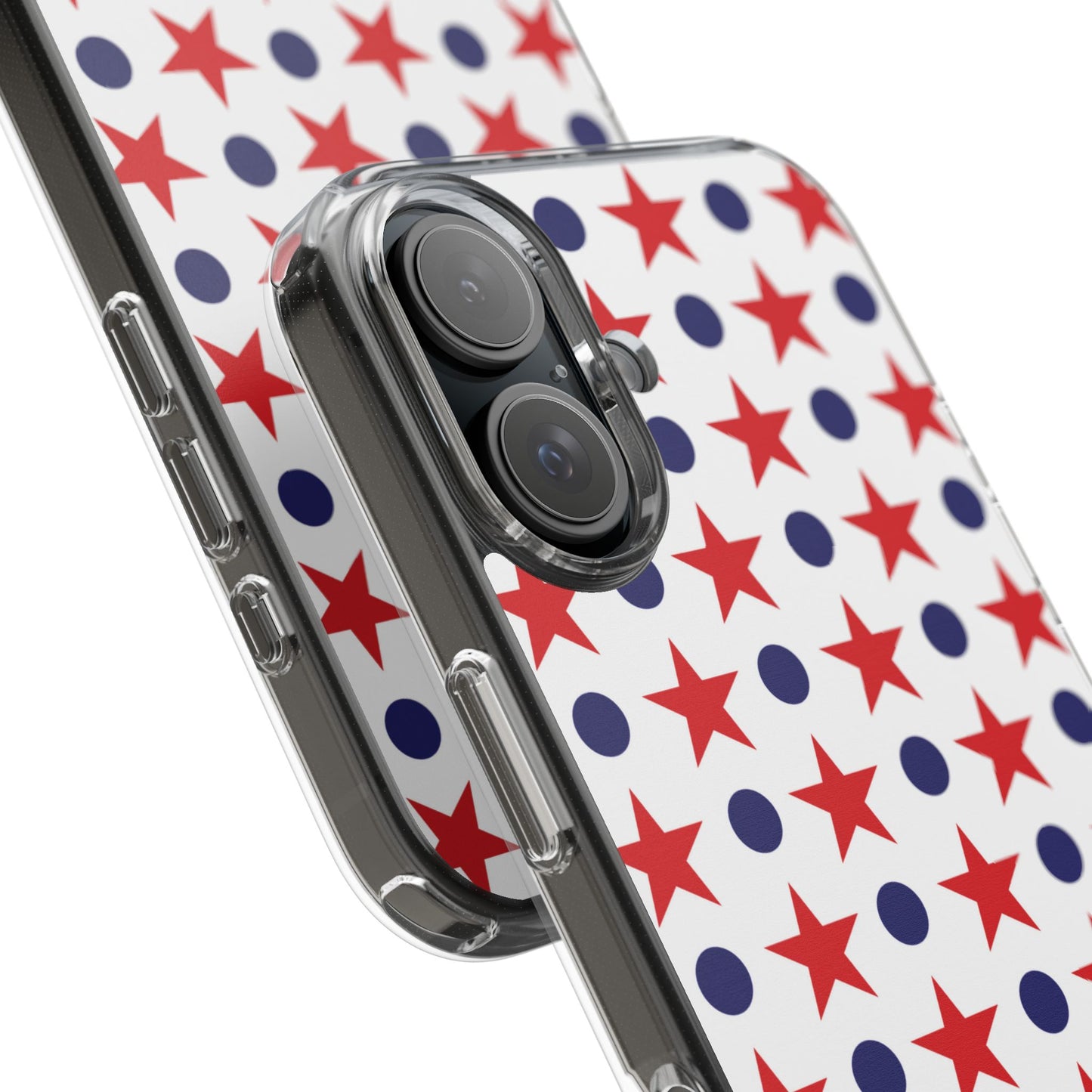 Patriotic Stars and Dots Phone Case