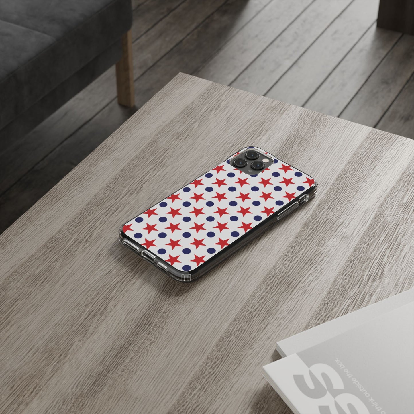 Patriotic Stars and Dots Phone Case