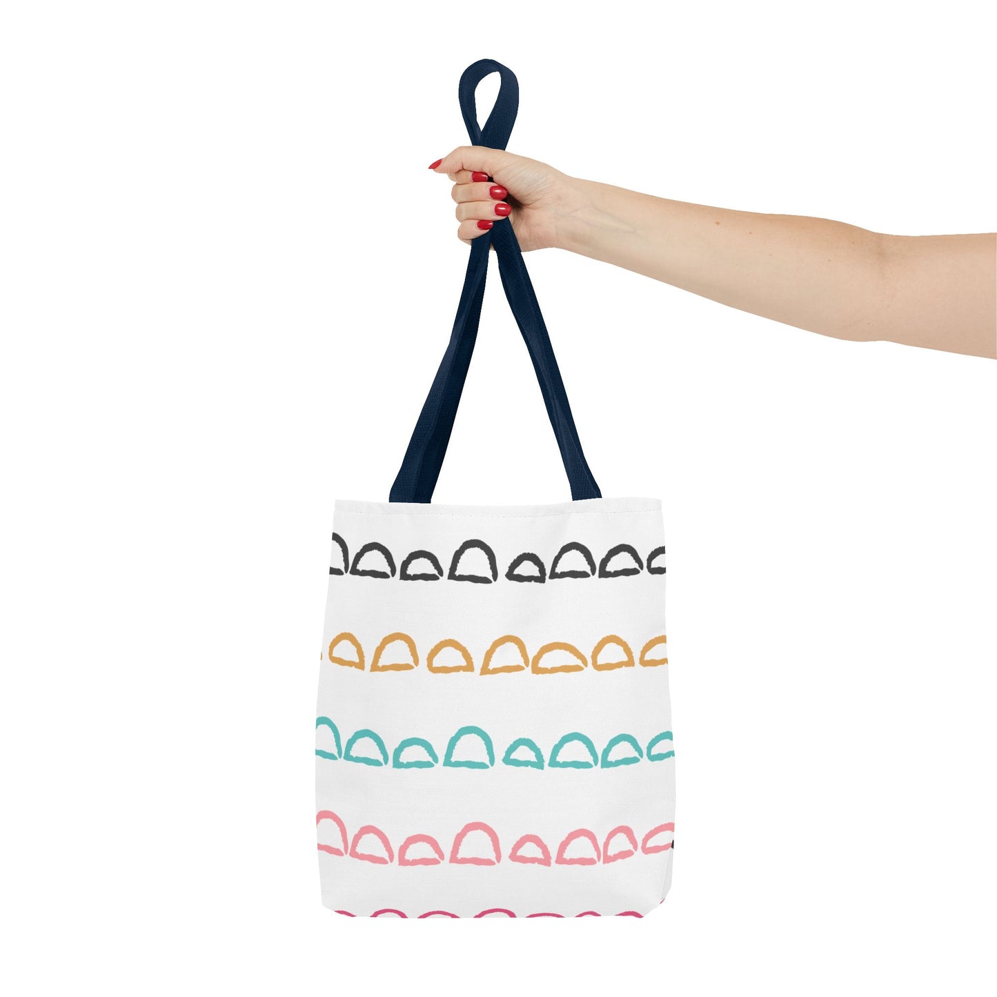 Rainbow Arch Stripes Tote Bag