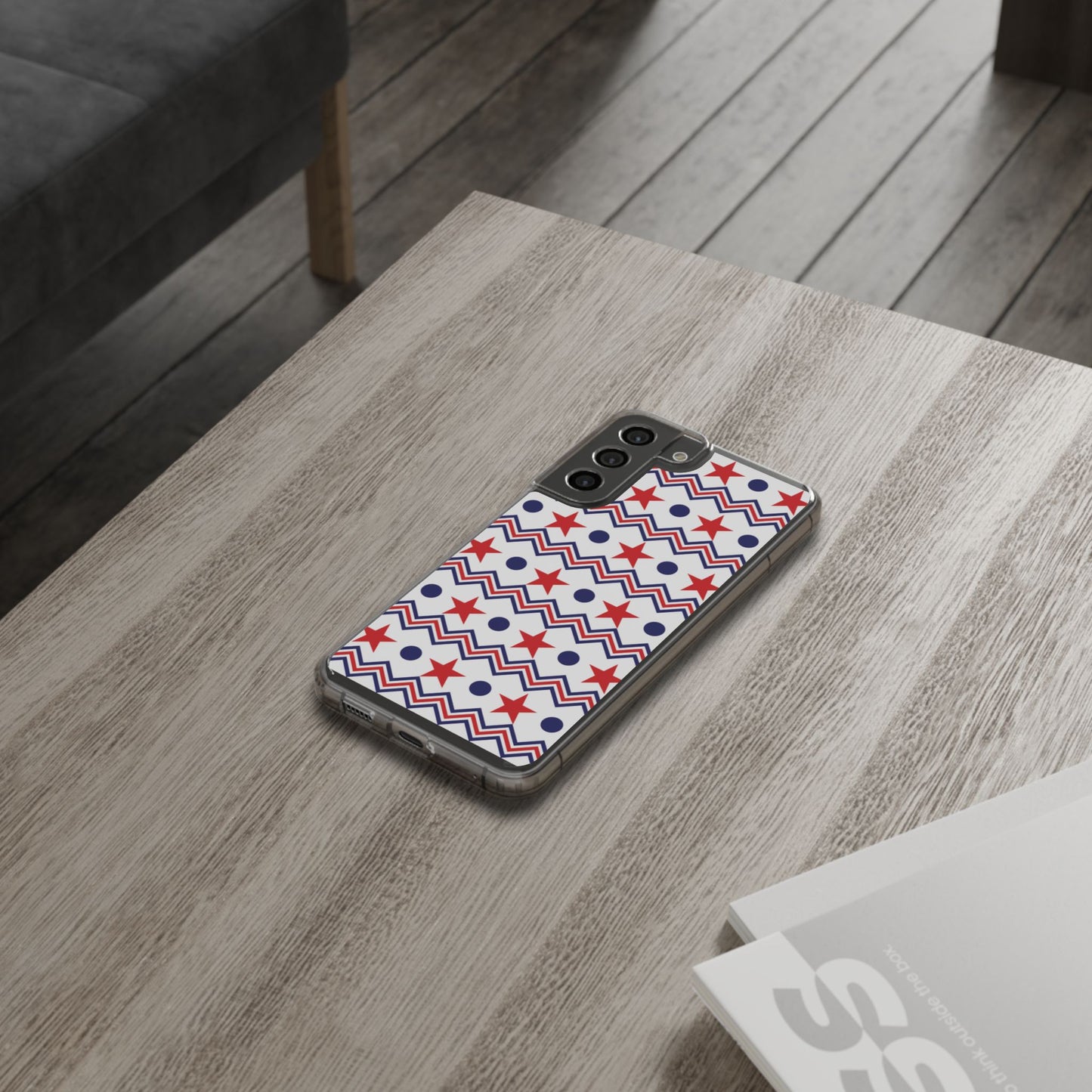 Patriotic Chevron Stars Phone Case