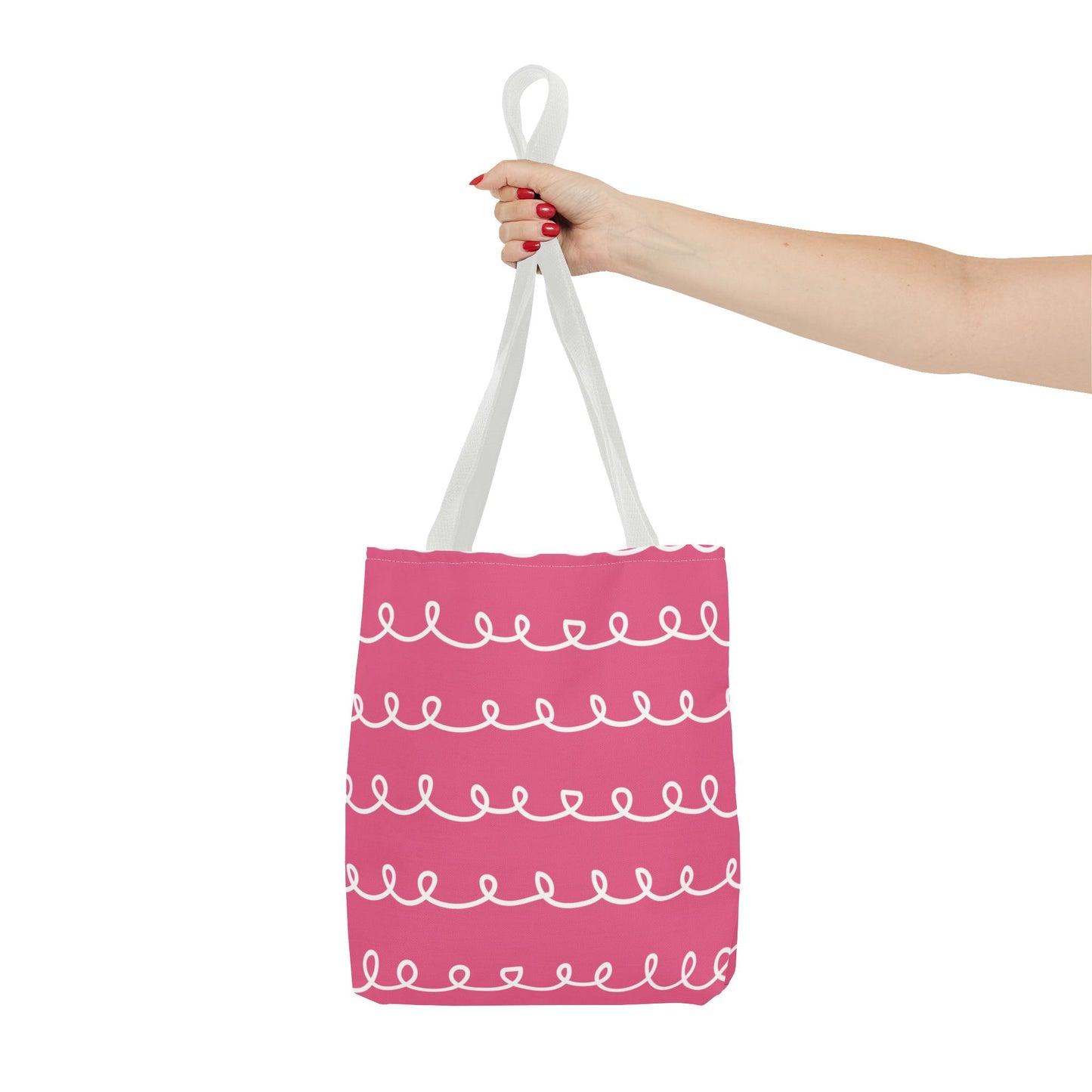 Pink Swirl Tote Bag