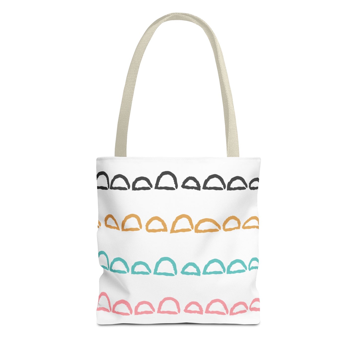 Rainbow Arch Stripes Tote Bag