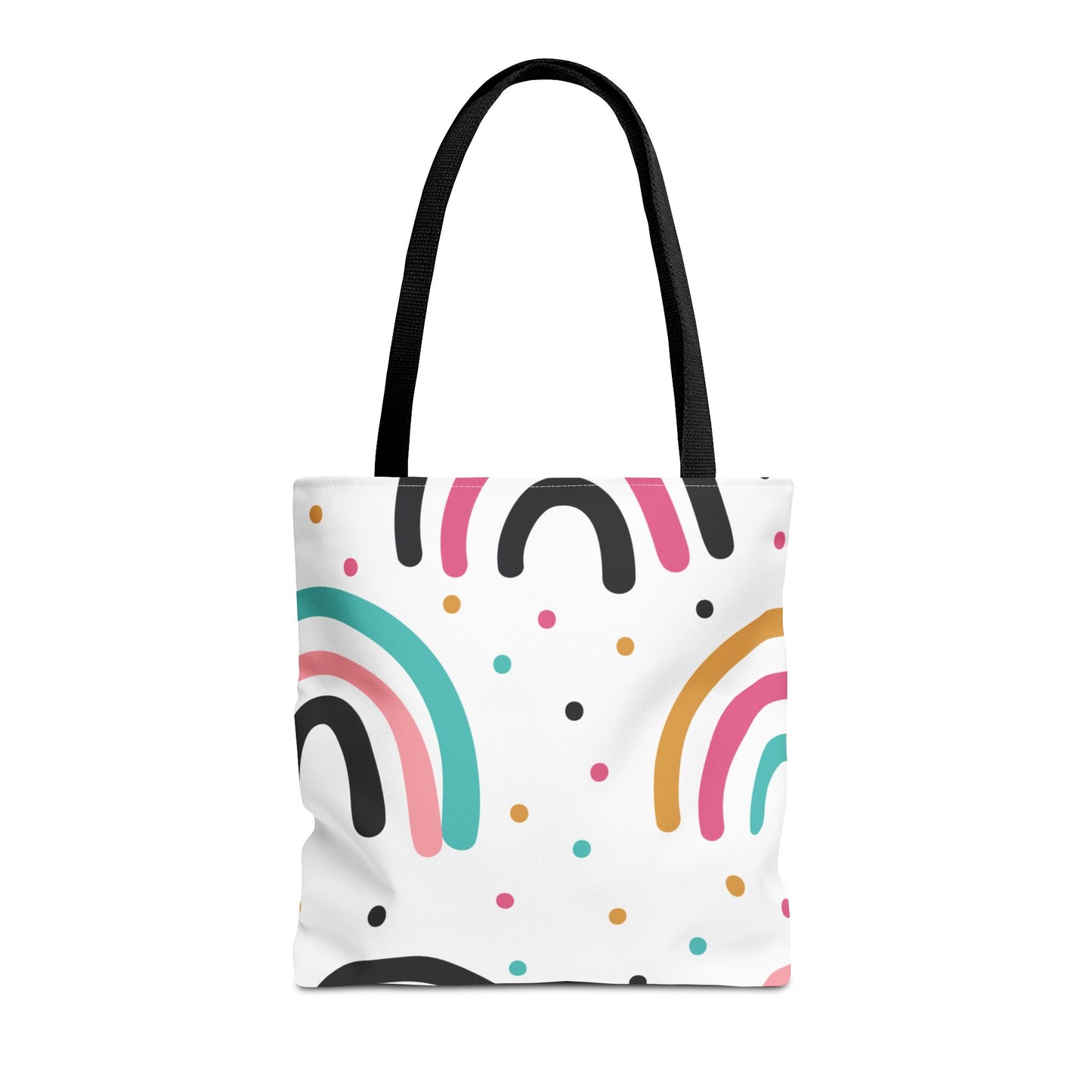 Rainbow Dots Tote Bag