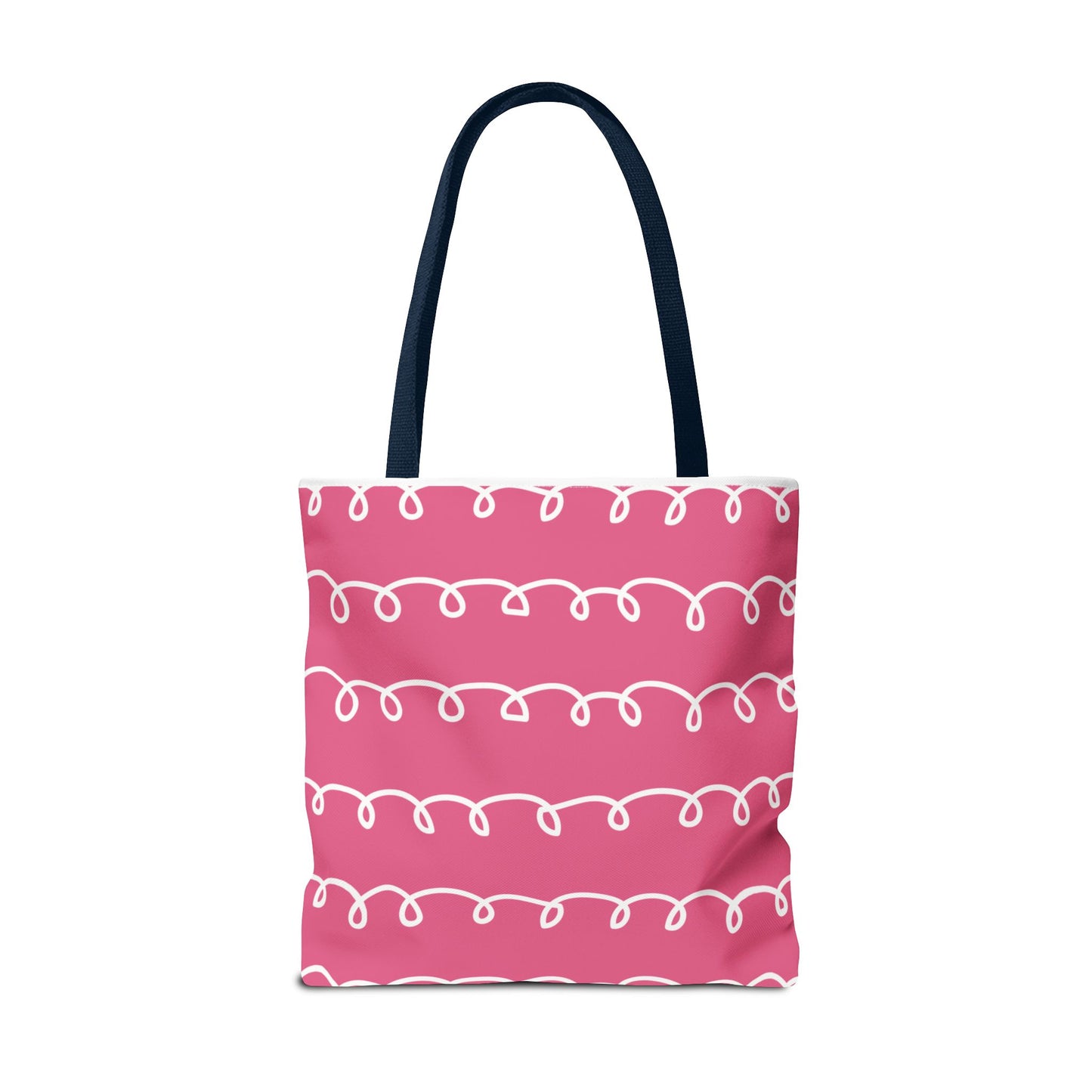 Pink Swirl Tote Bag