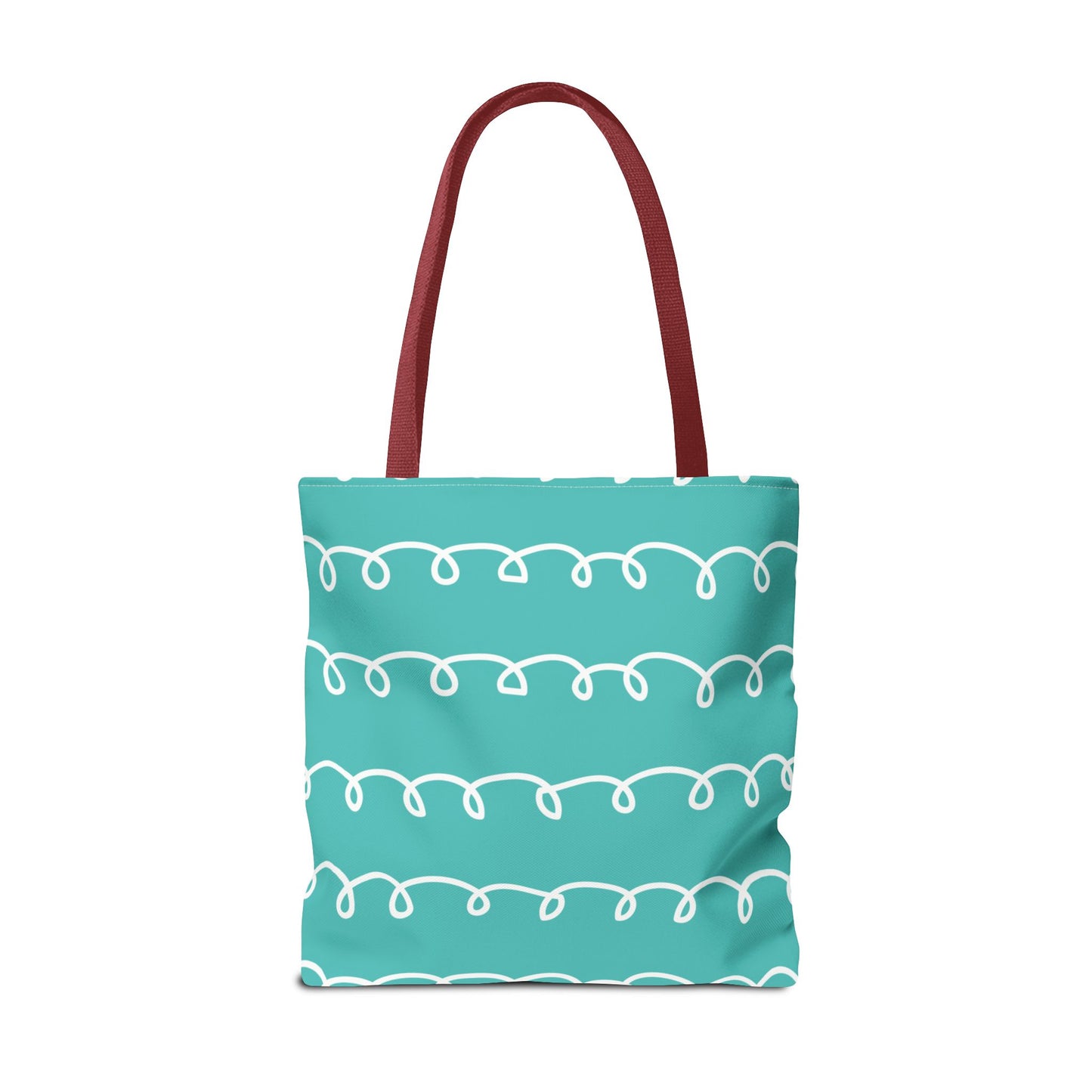 Turquoise Swirl Tote Bag