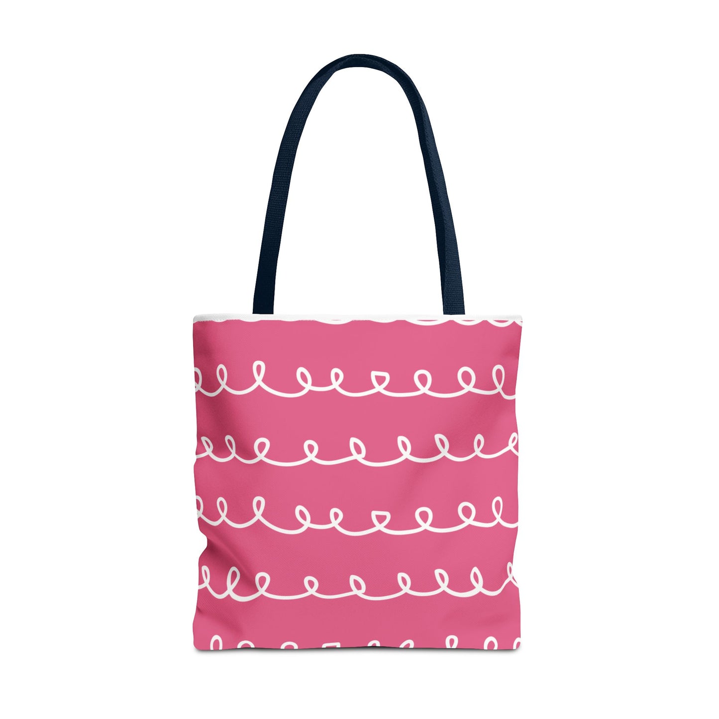 Pink Swirl Tote Bag