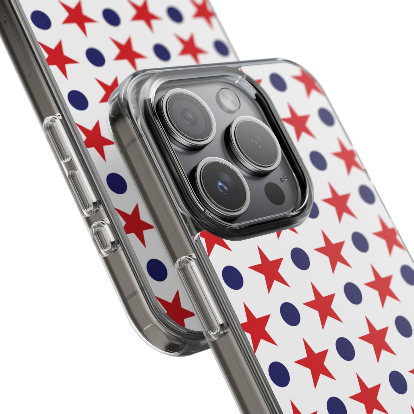 Patriotic Stars and Dots Phone Case