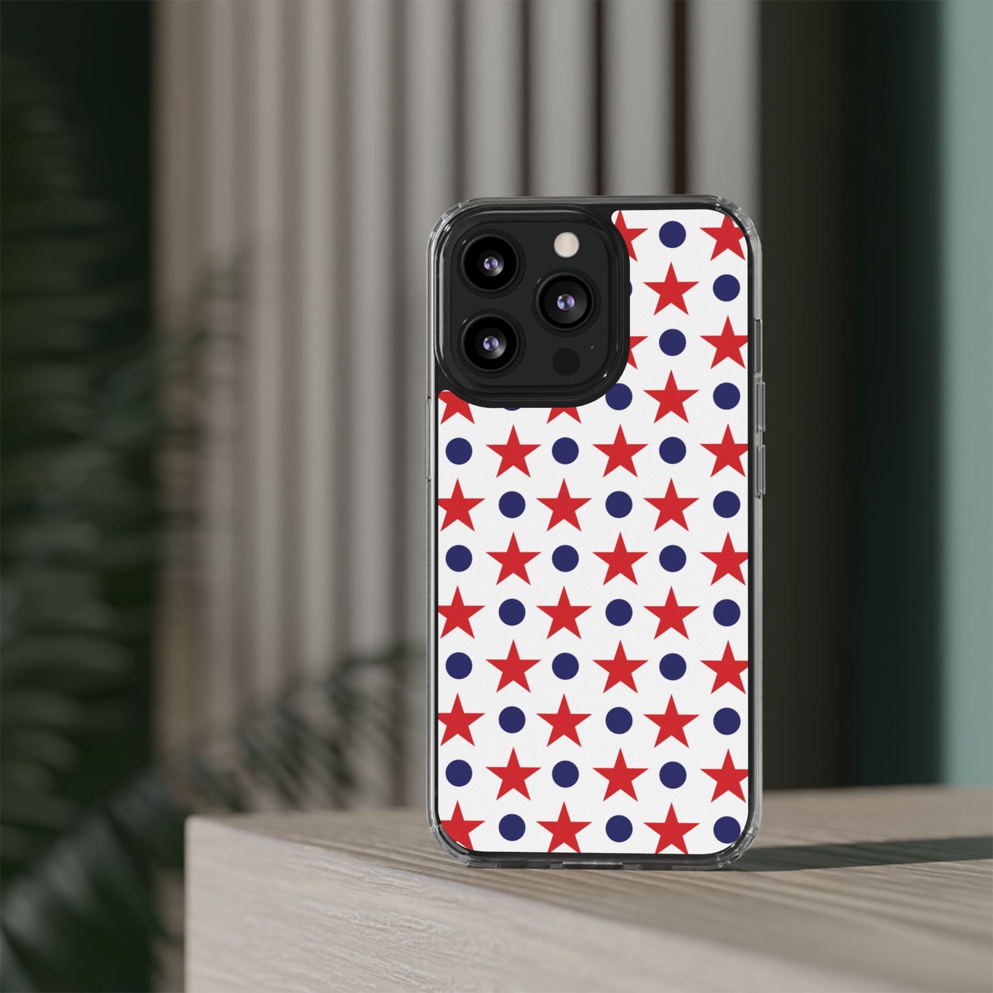 Patriotic Stars and Dots Phone Case