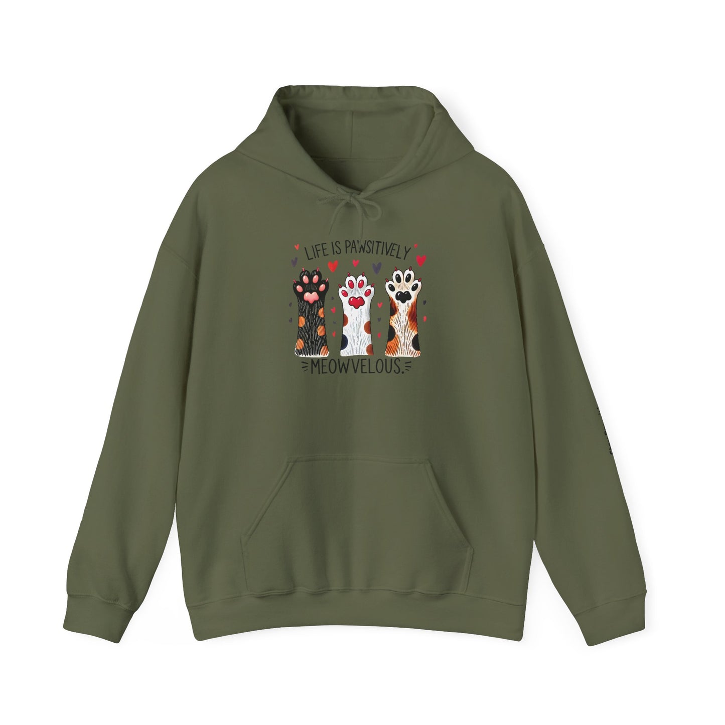 Stay Pawsitive Hoodie