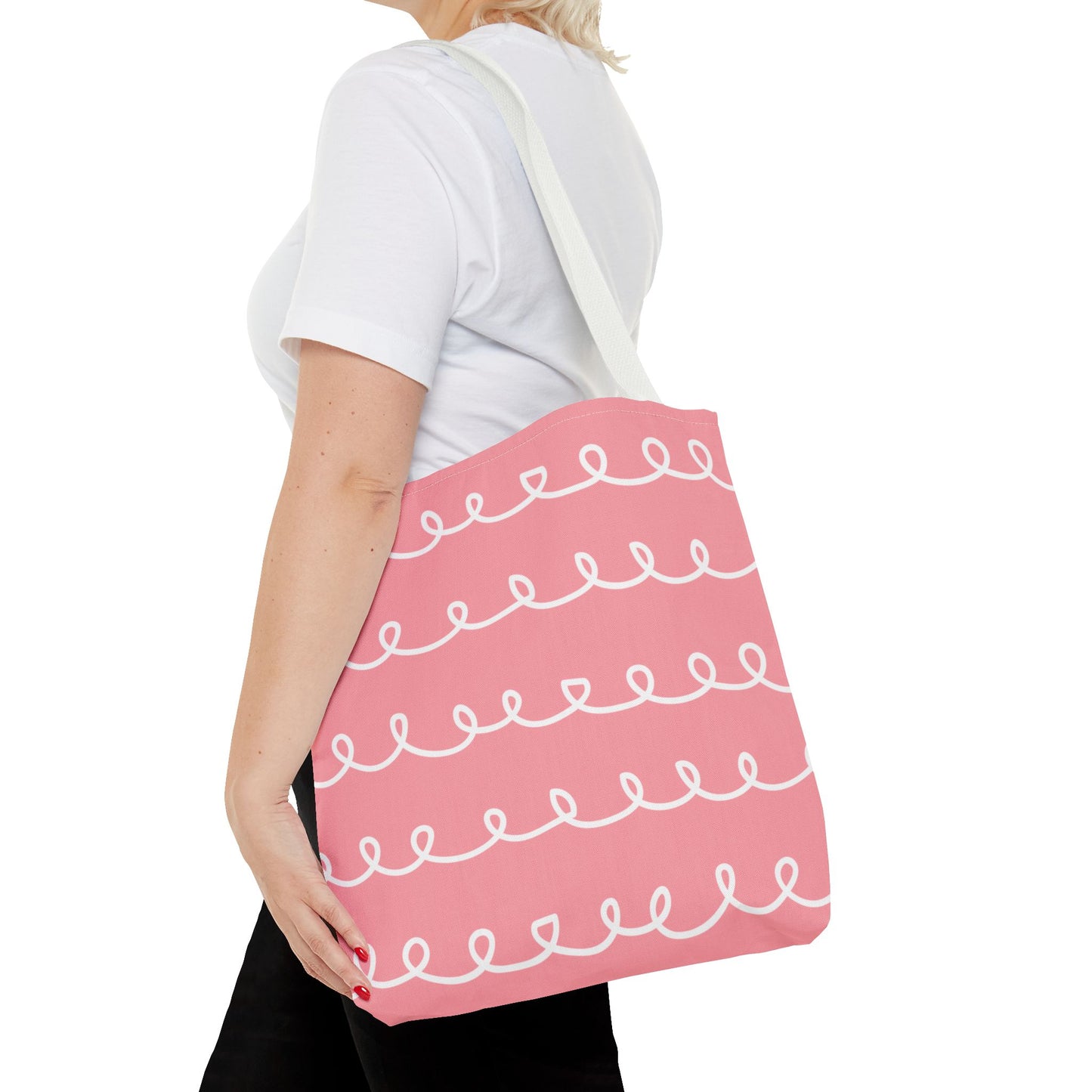 Pink Swirl Delight Tote Bag