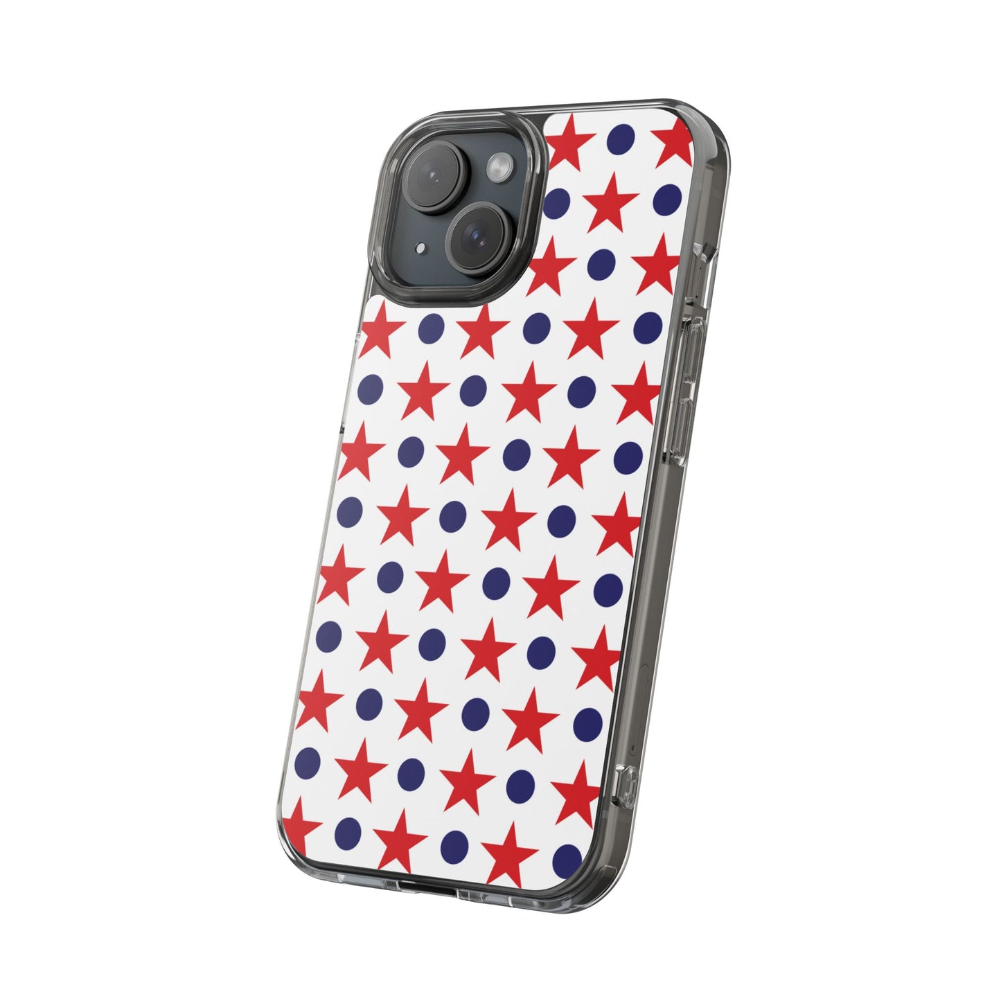 Patriotic Stars and Dots Phone Case