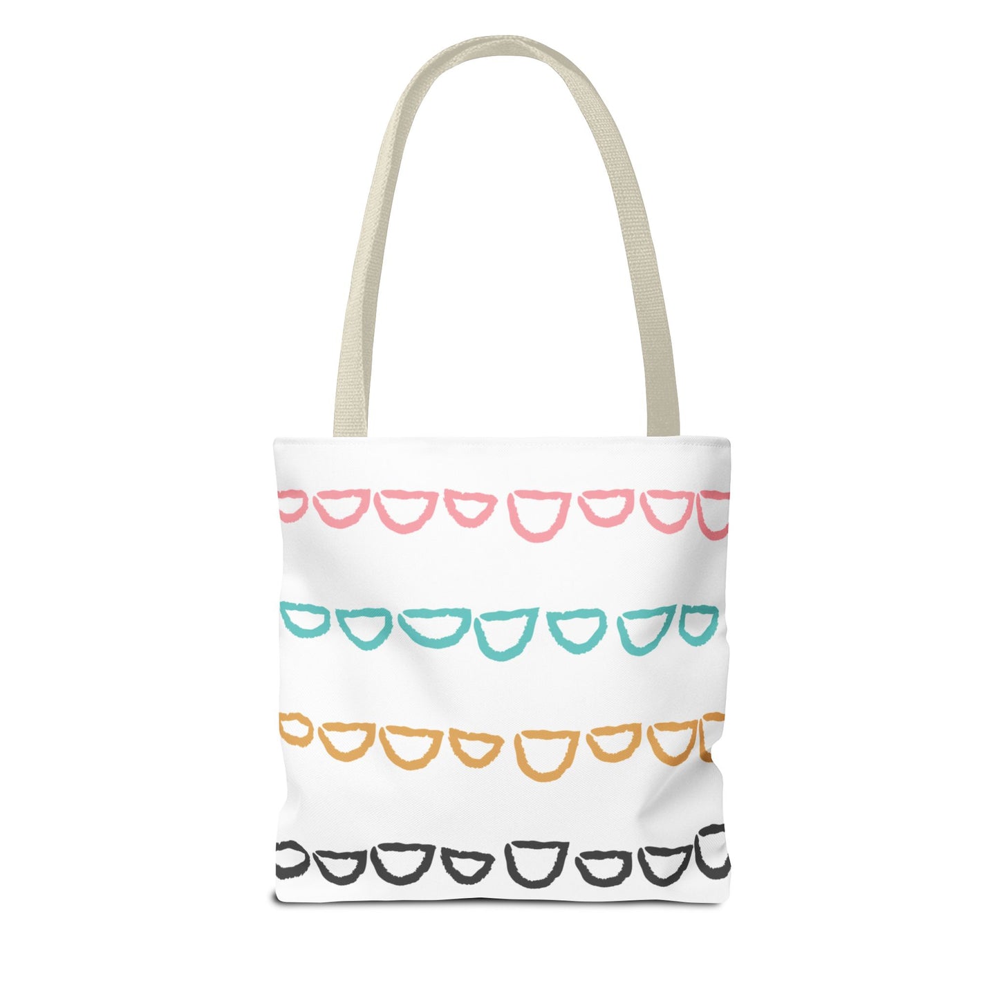 Rainbow Arch Stripes Tote Bag