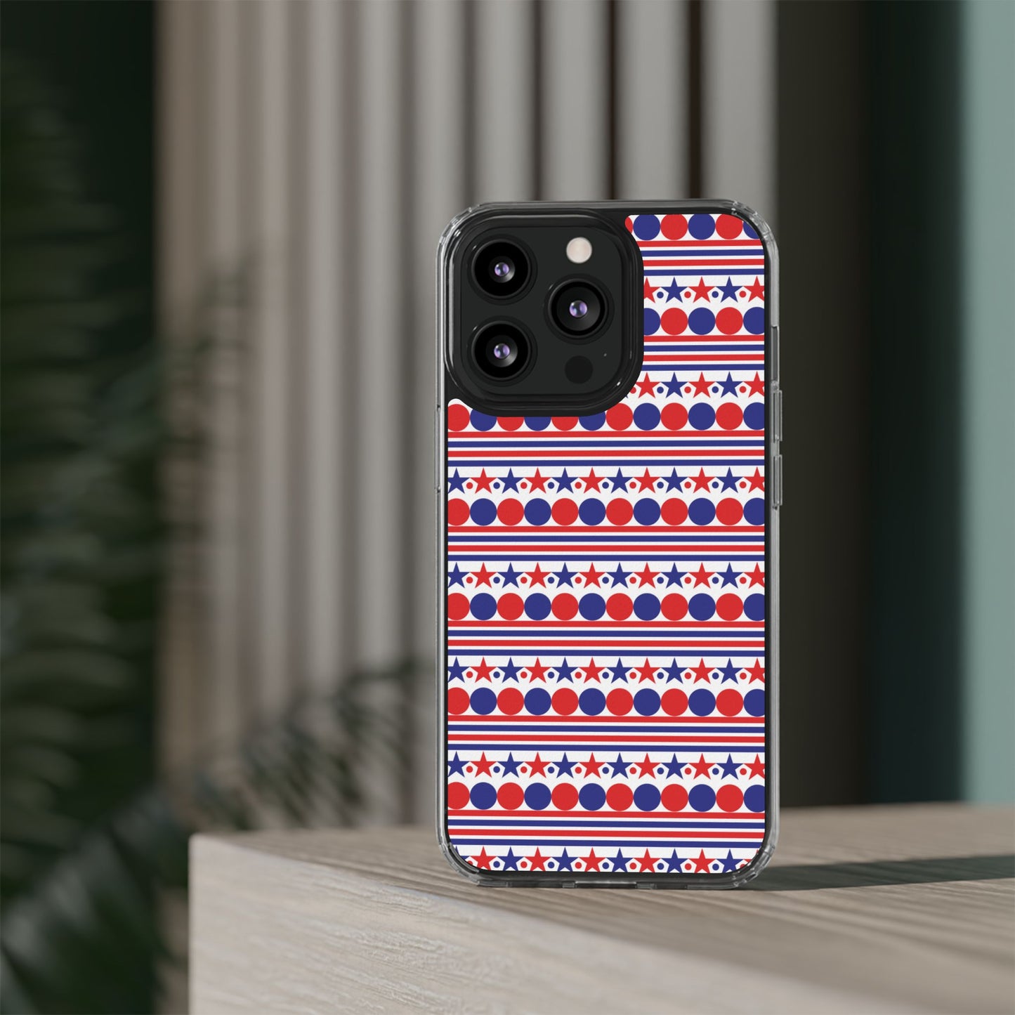 Patriotic Stripes and Stars Phone Case