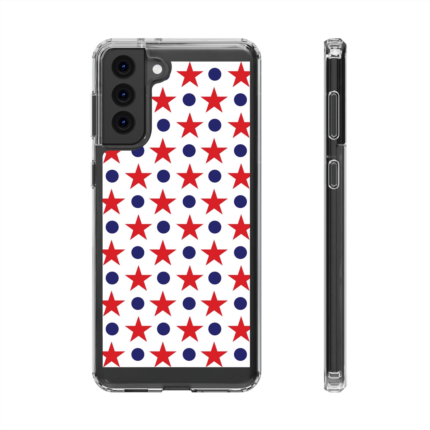 Patriotic Stars and Dots Phone Case