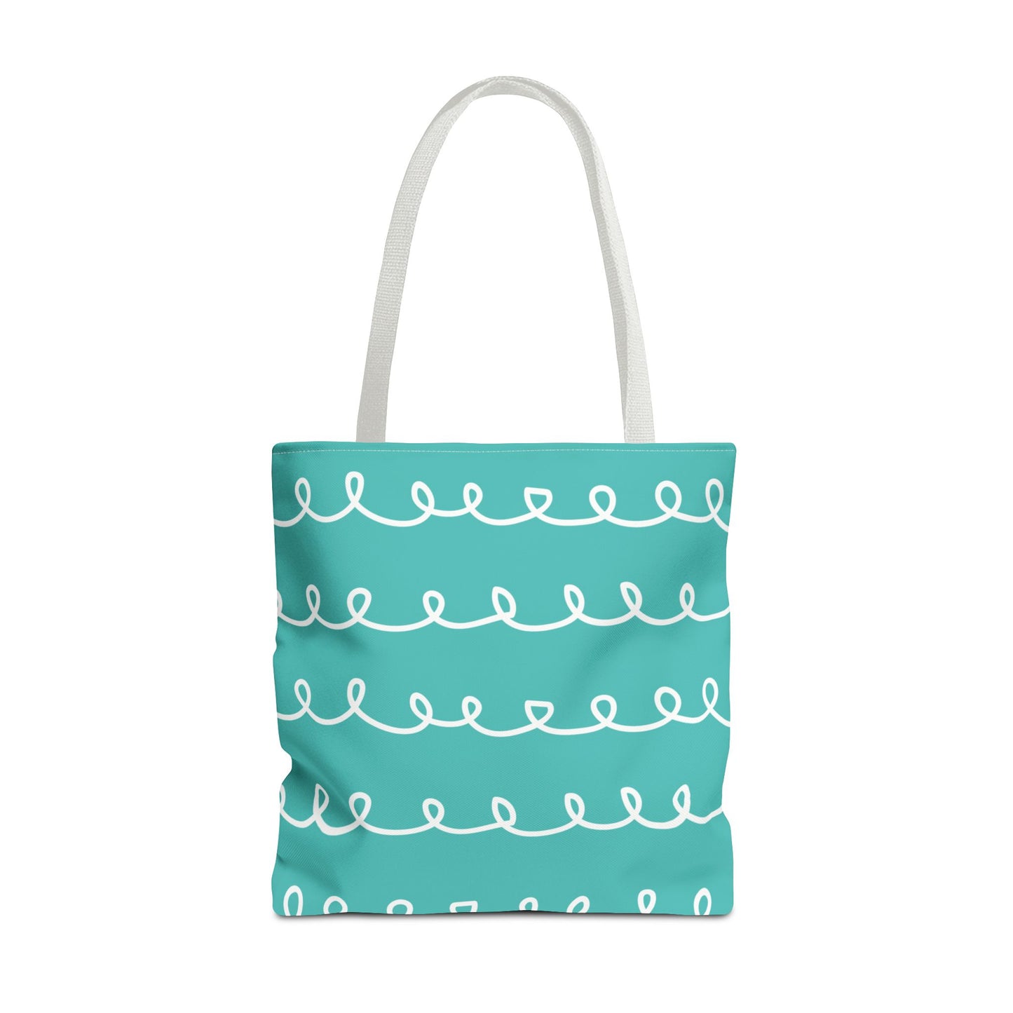 Turquoise Swirl Tote Bag