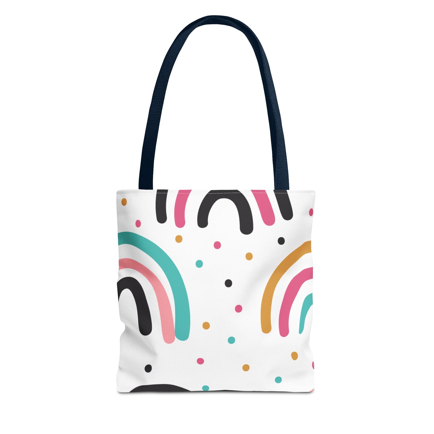 Rainbow Dots Tote Bag