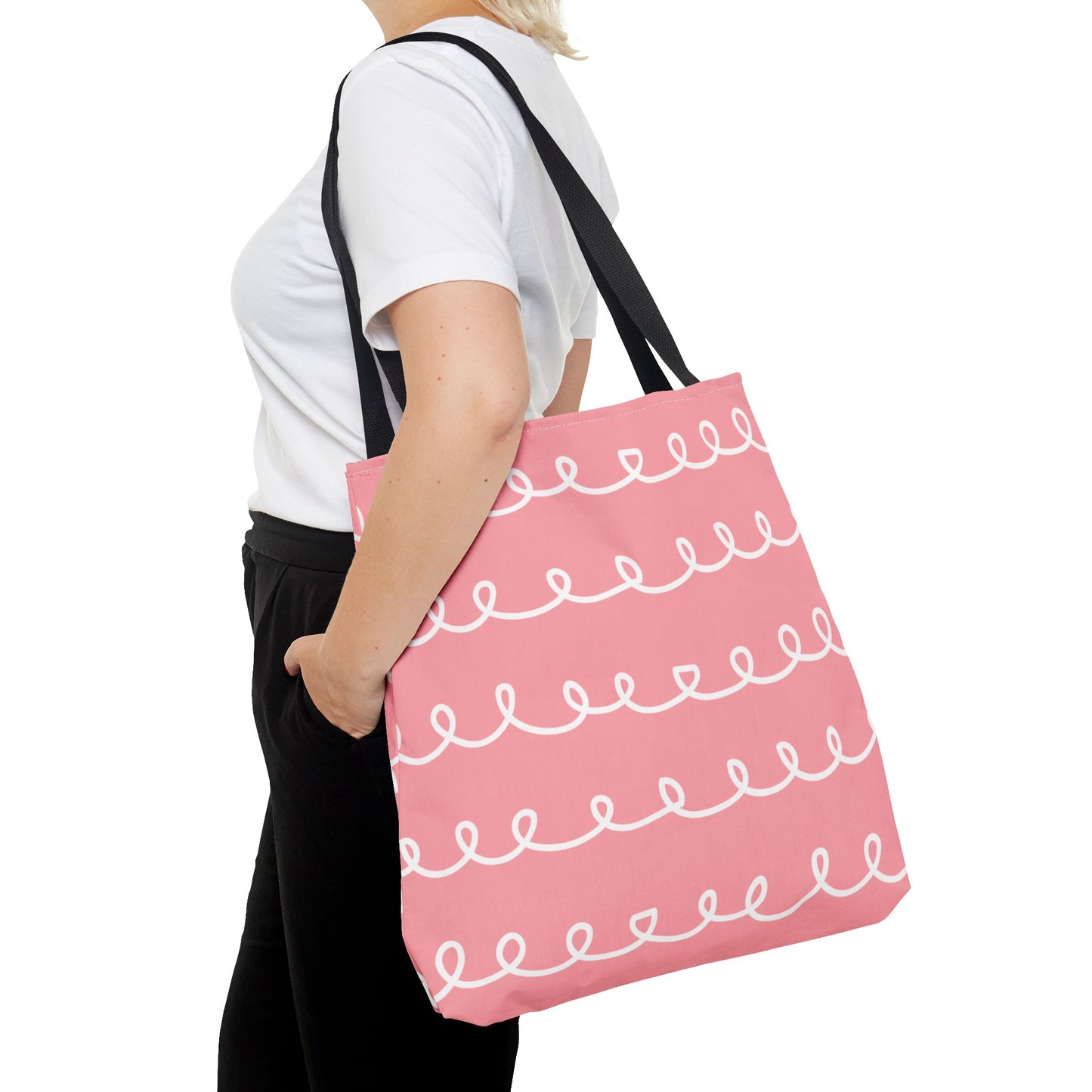 Pink Swirl Delight Tote Bag