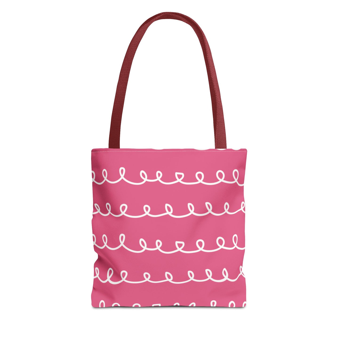 Pink Swirl Tote Bag