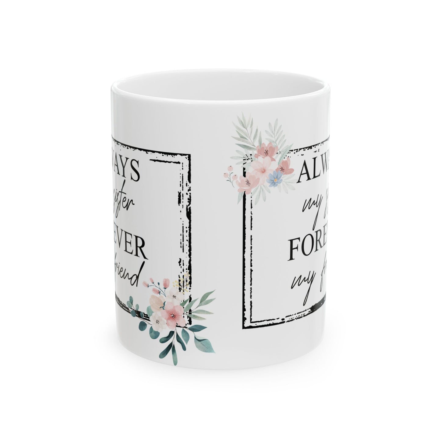 Floral Elegance Ceramic Mug