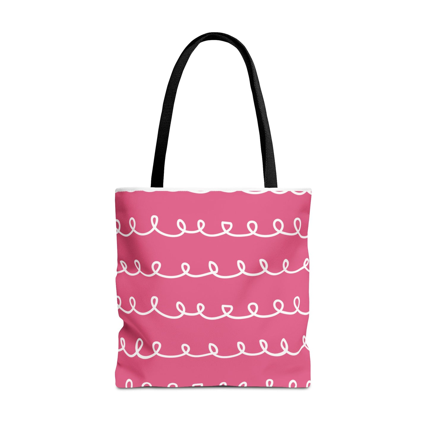 Pink Swirl Tote Bag