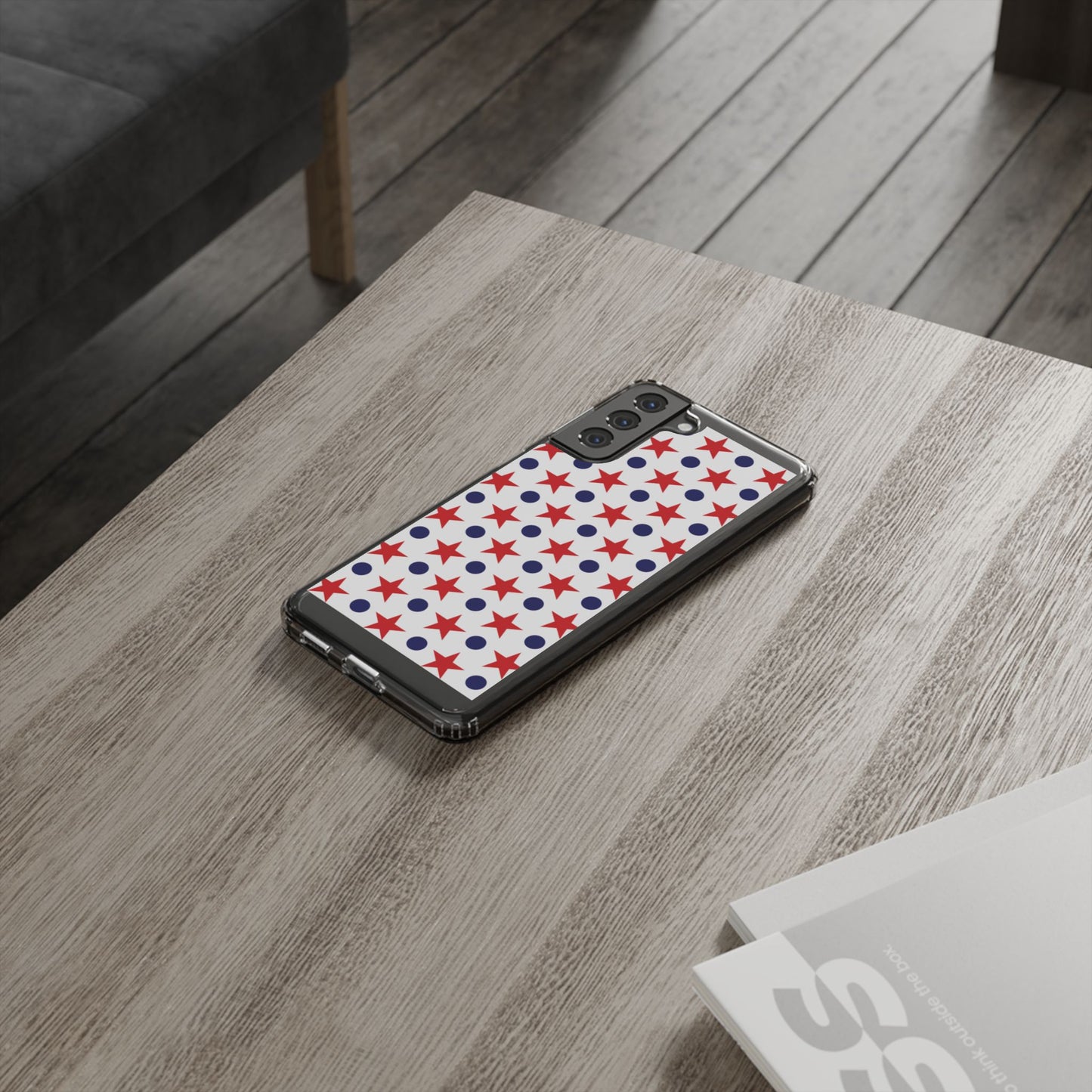 Patriotic Stars and Dots Phone Case