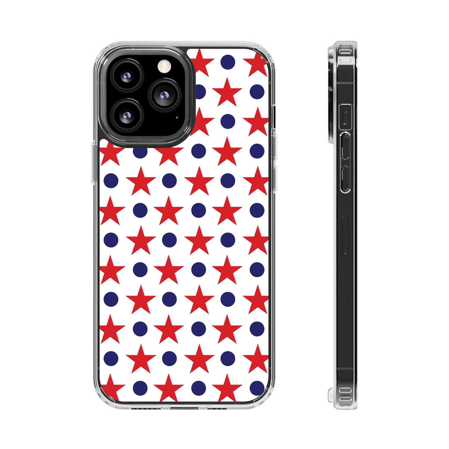 Patriotic Stars and Dots Phone Case