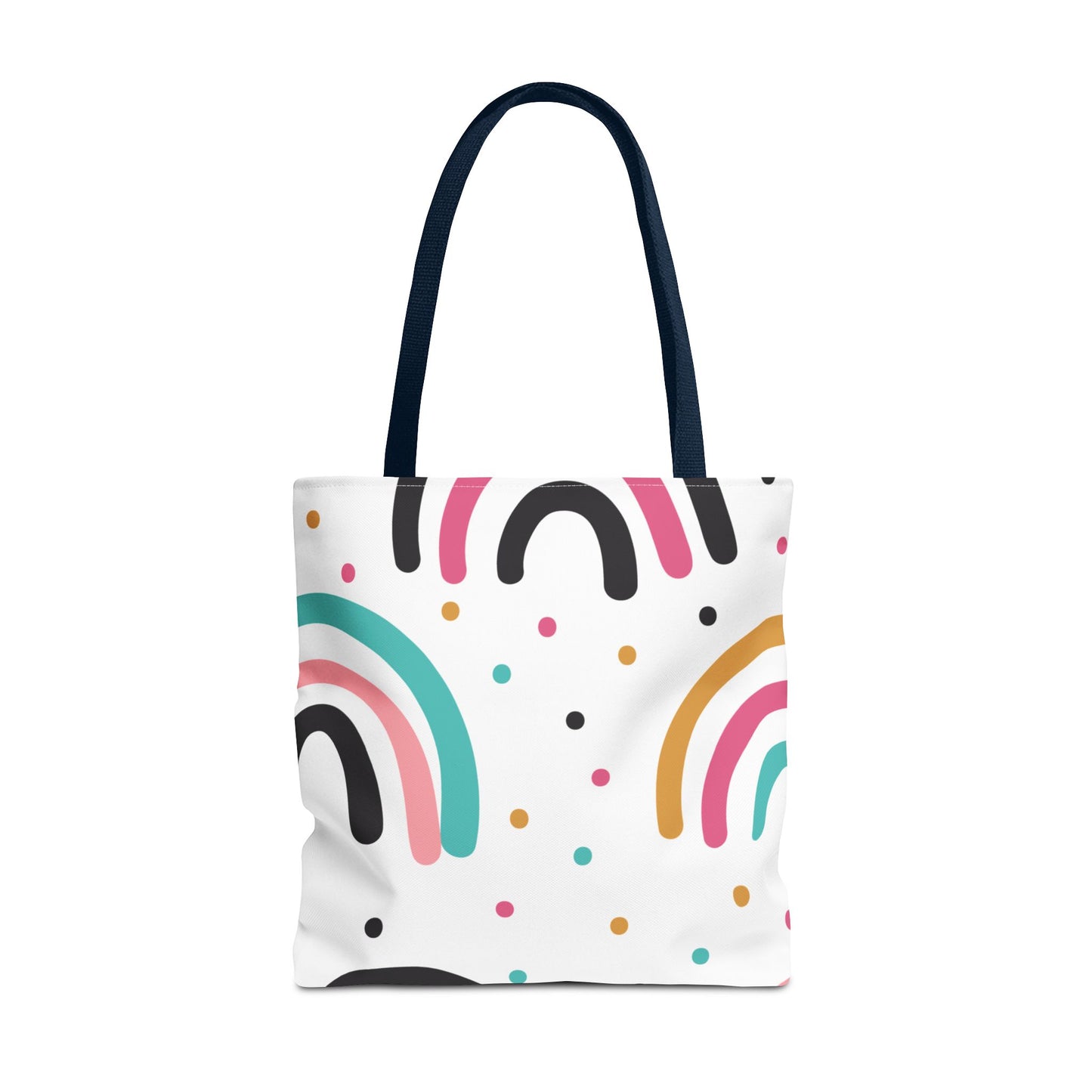 Rainbow Dots Tote Bag