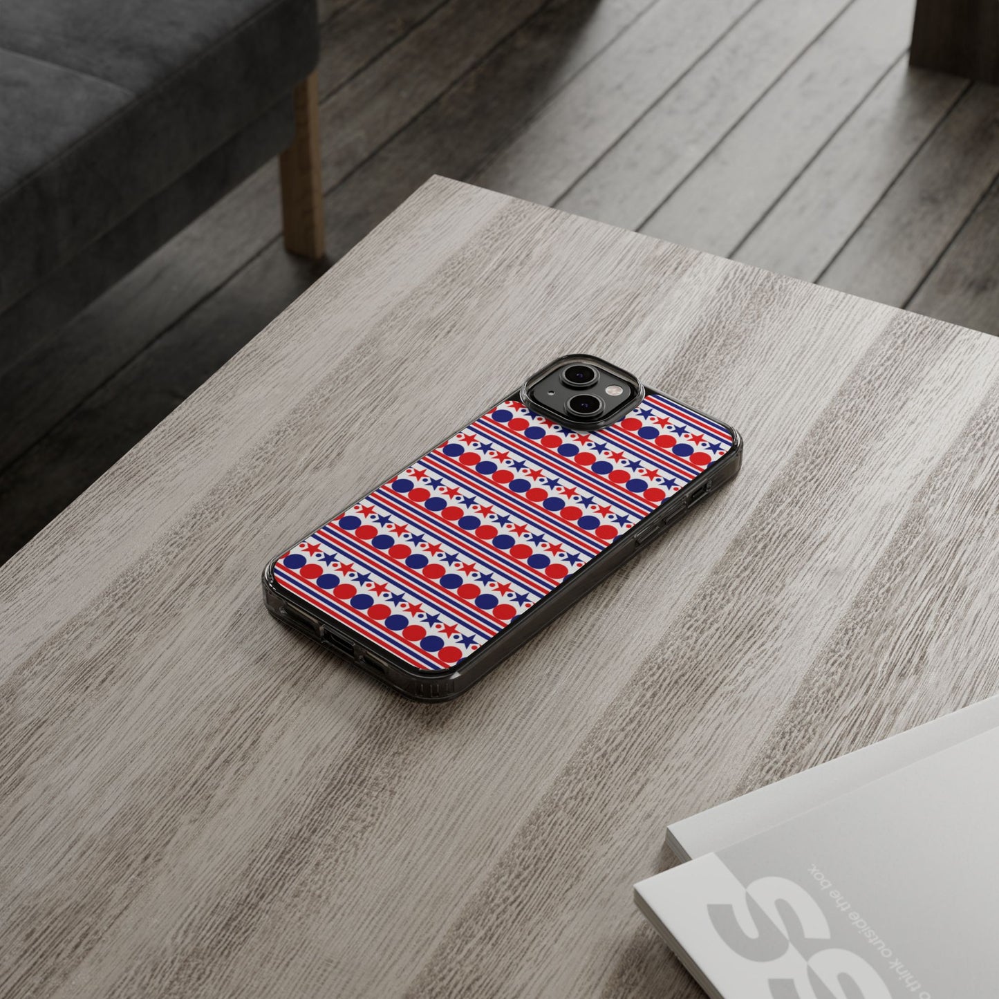 Patriotic Stripes and Stars Phone Case