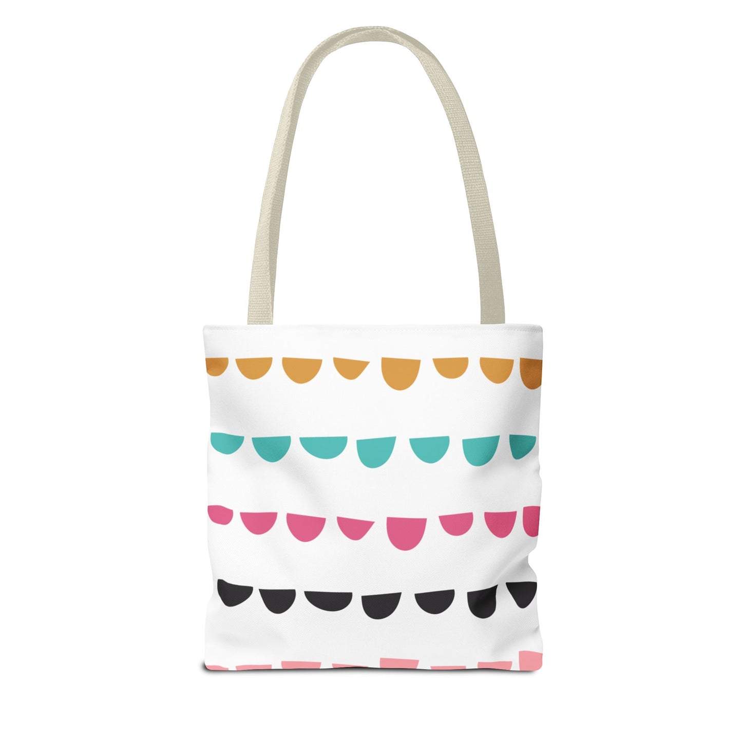 Colorful Arched Dots Tote Bag