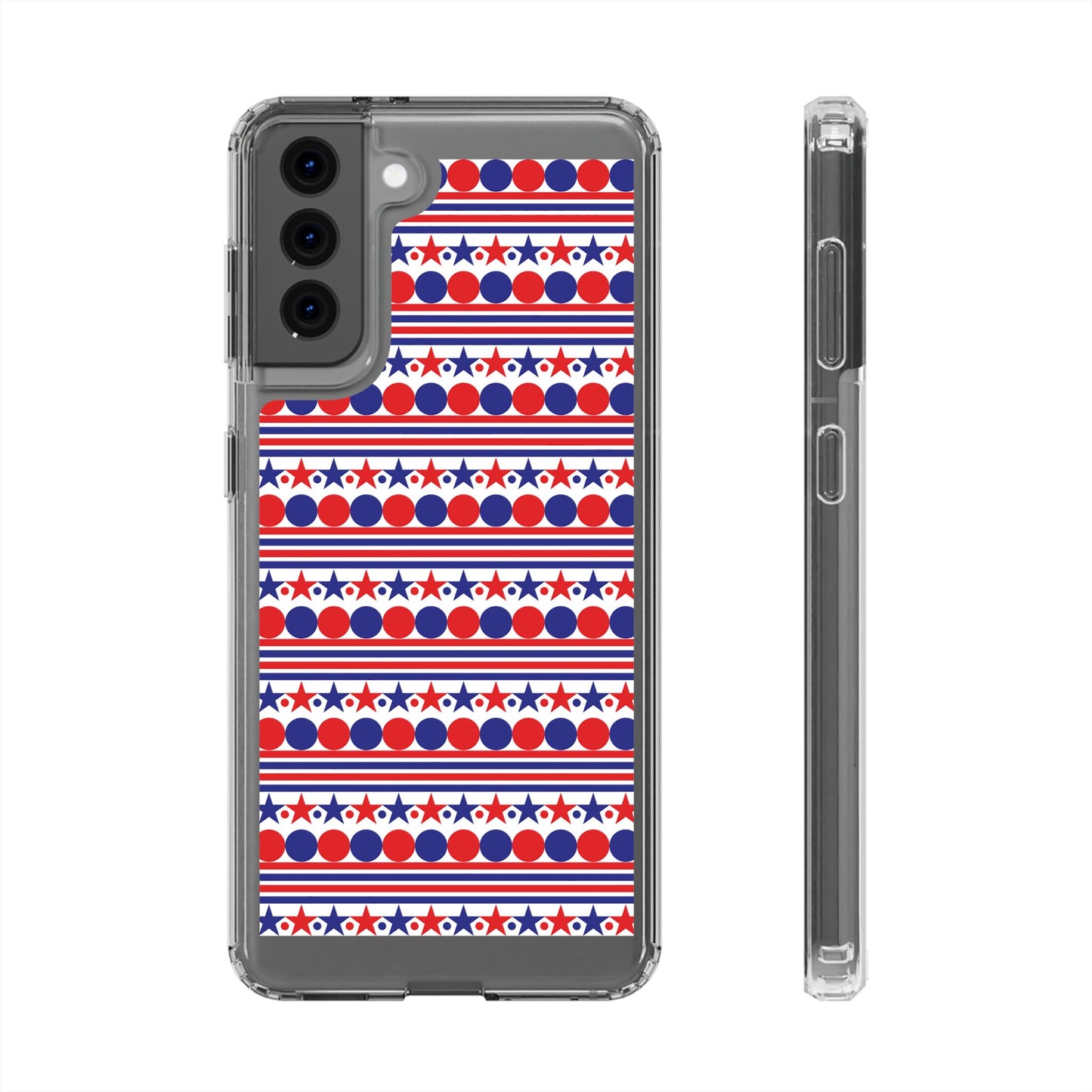 Patriotic Stripes and Stars Phone Case