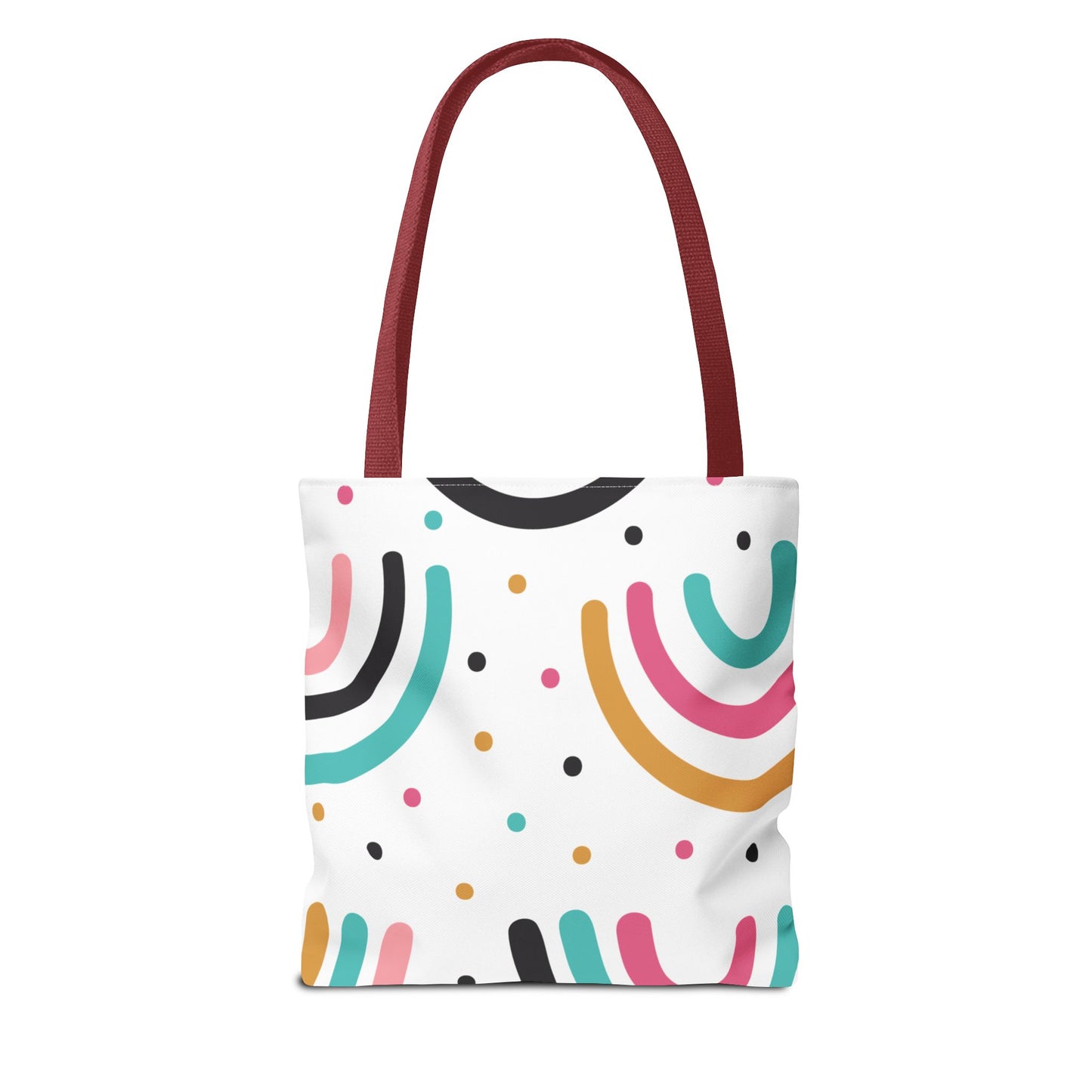 Rainbow Dots Tote Bag