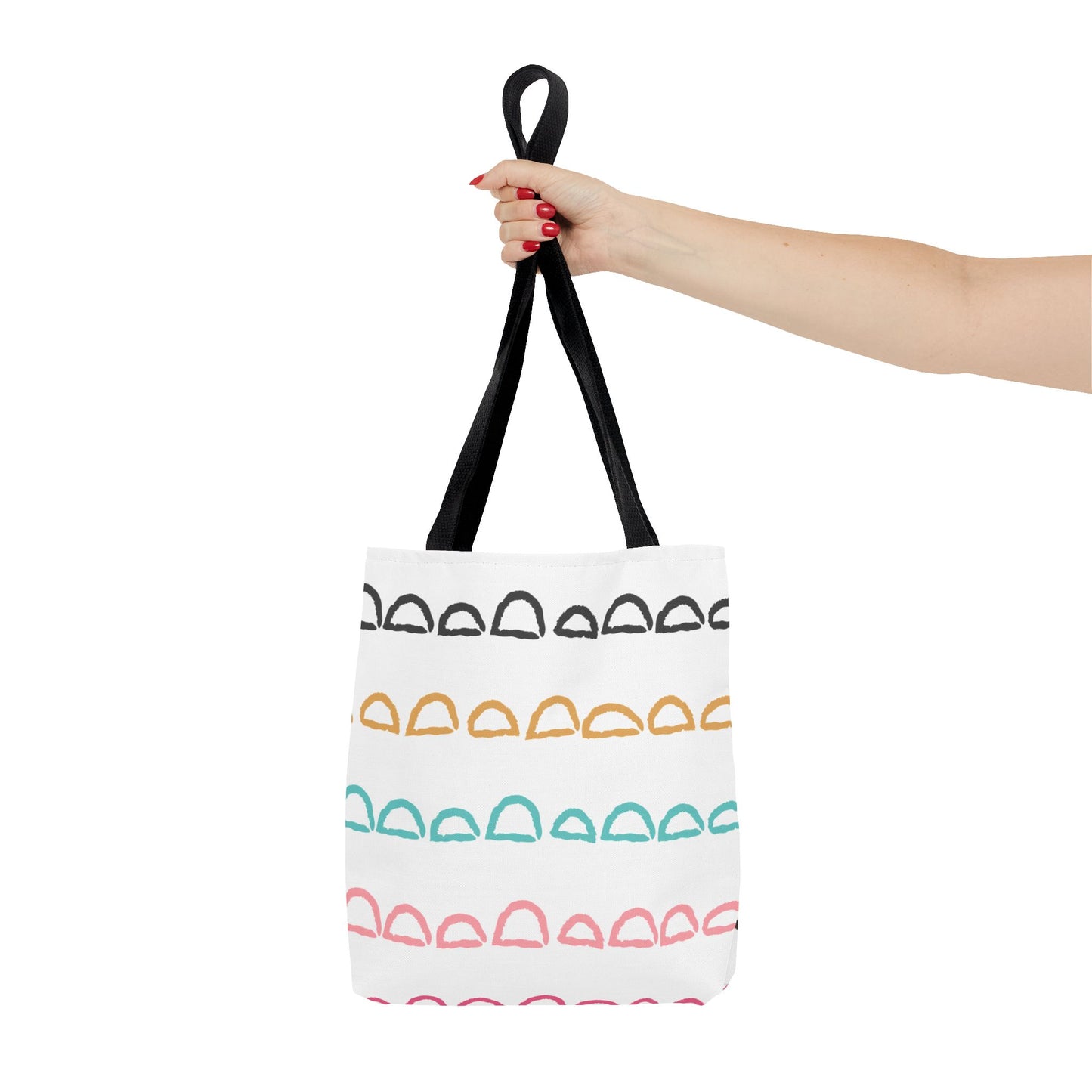 Rainbow Arch Stripes Tote Bag