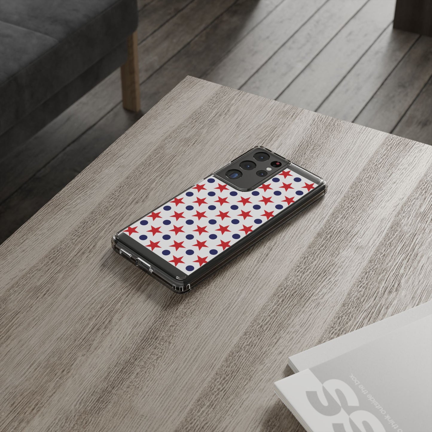 Patriotic Stars and Dots Phone Case