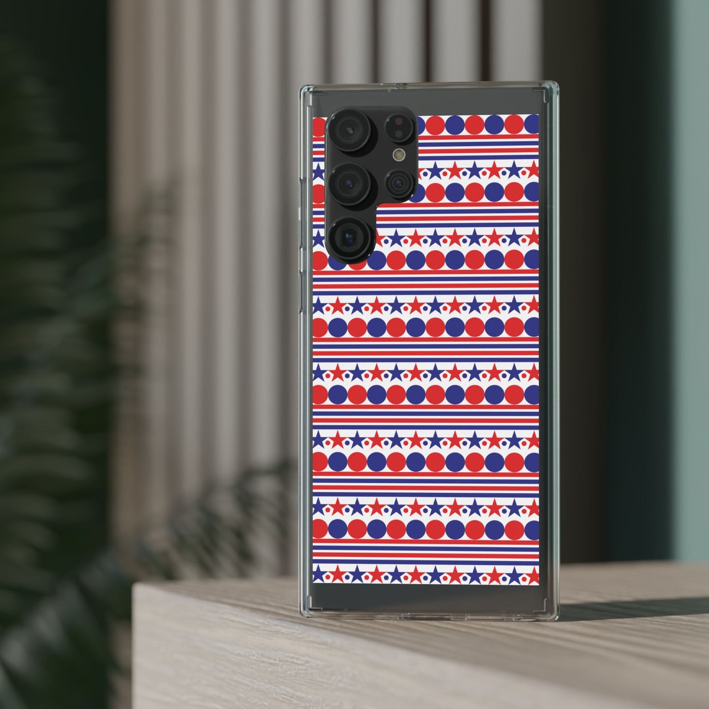 Patriotic Stripes and Stars Phone Case