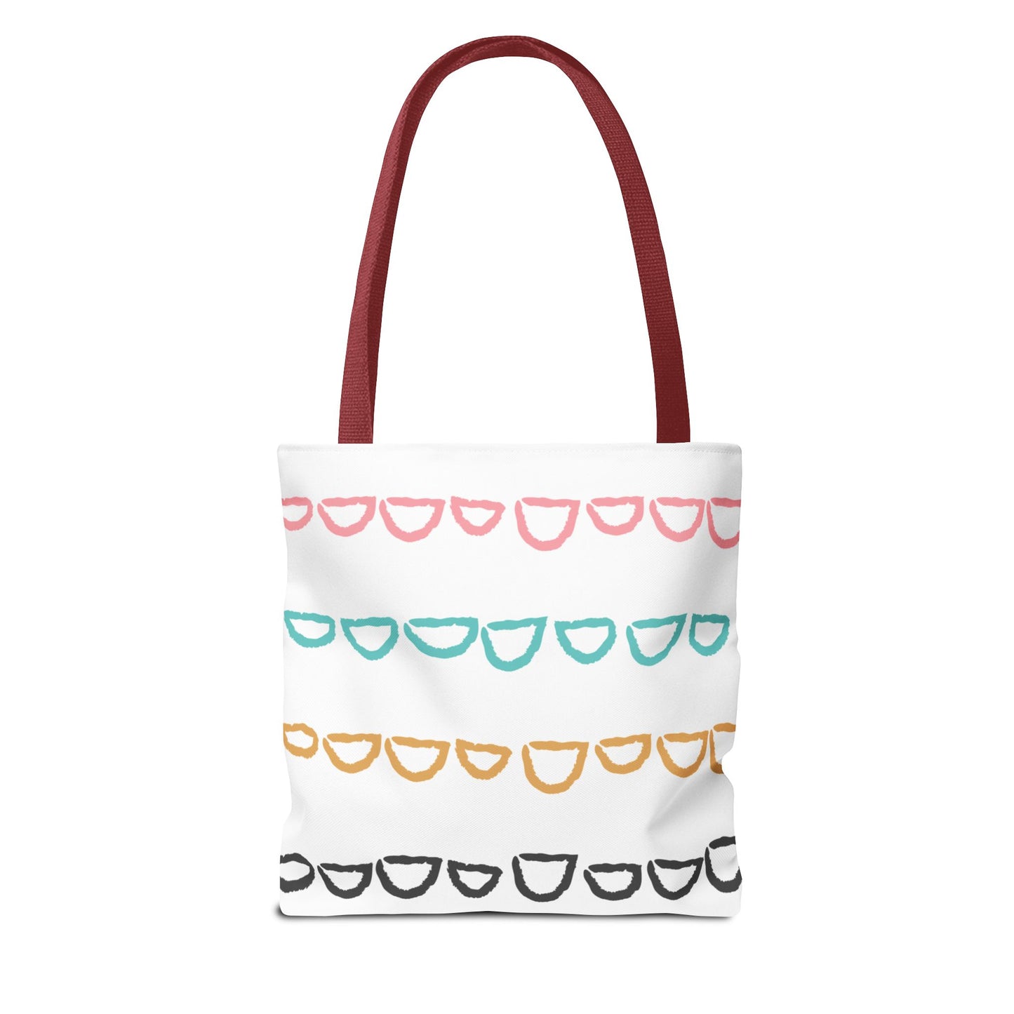 Rainbow Arch Stripes Tote Bag